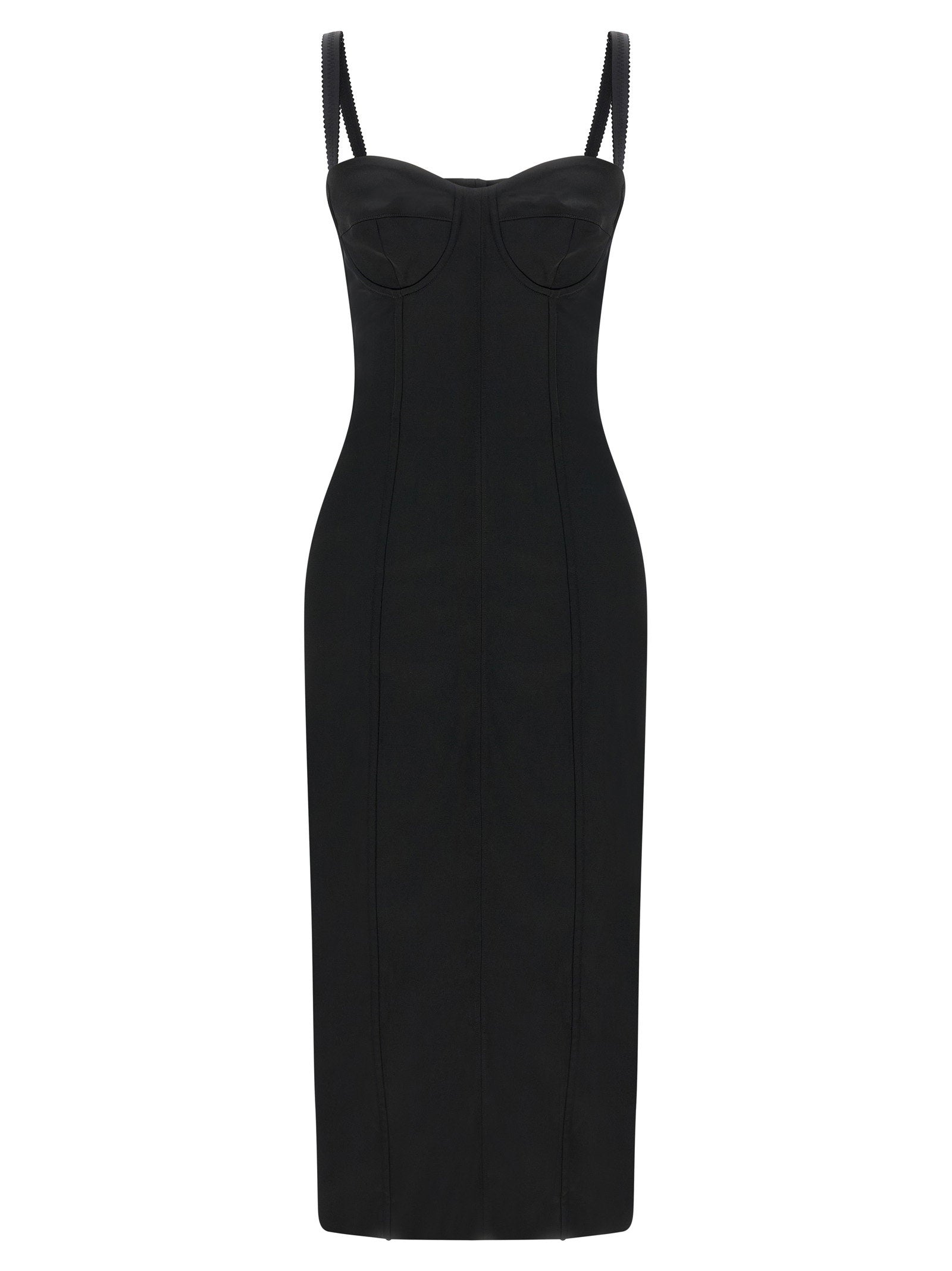 Dolce & Gabbana Women's Black Sicily Bra Corset Dress