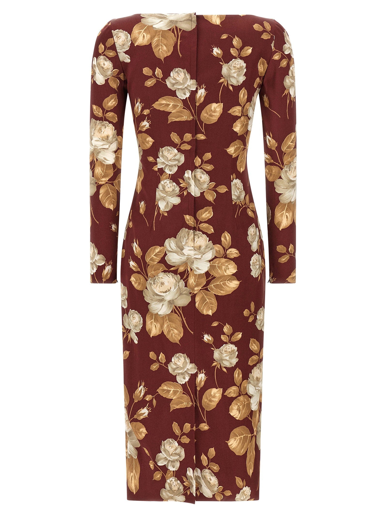 Dolce & Gabbana Women's Rose Print Dress