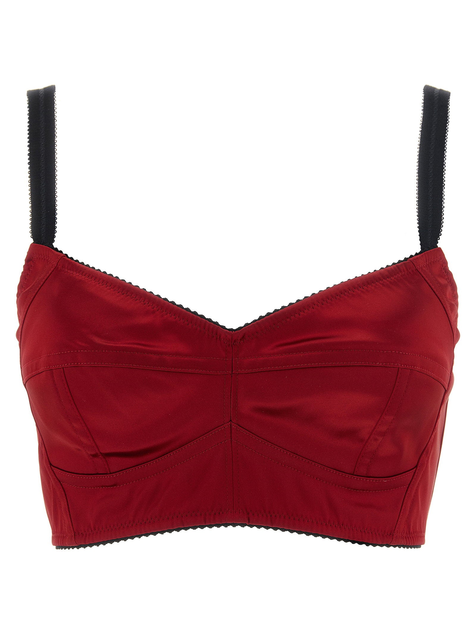 Dolce & Gabbana Women's Bustier Top With Stitching