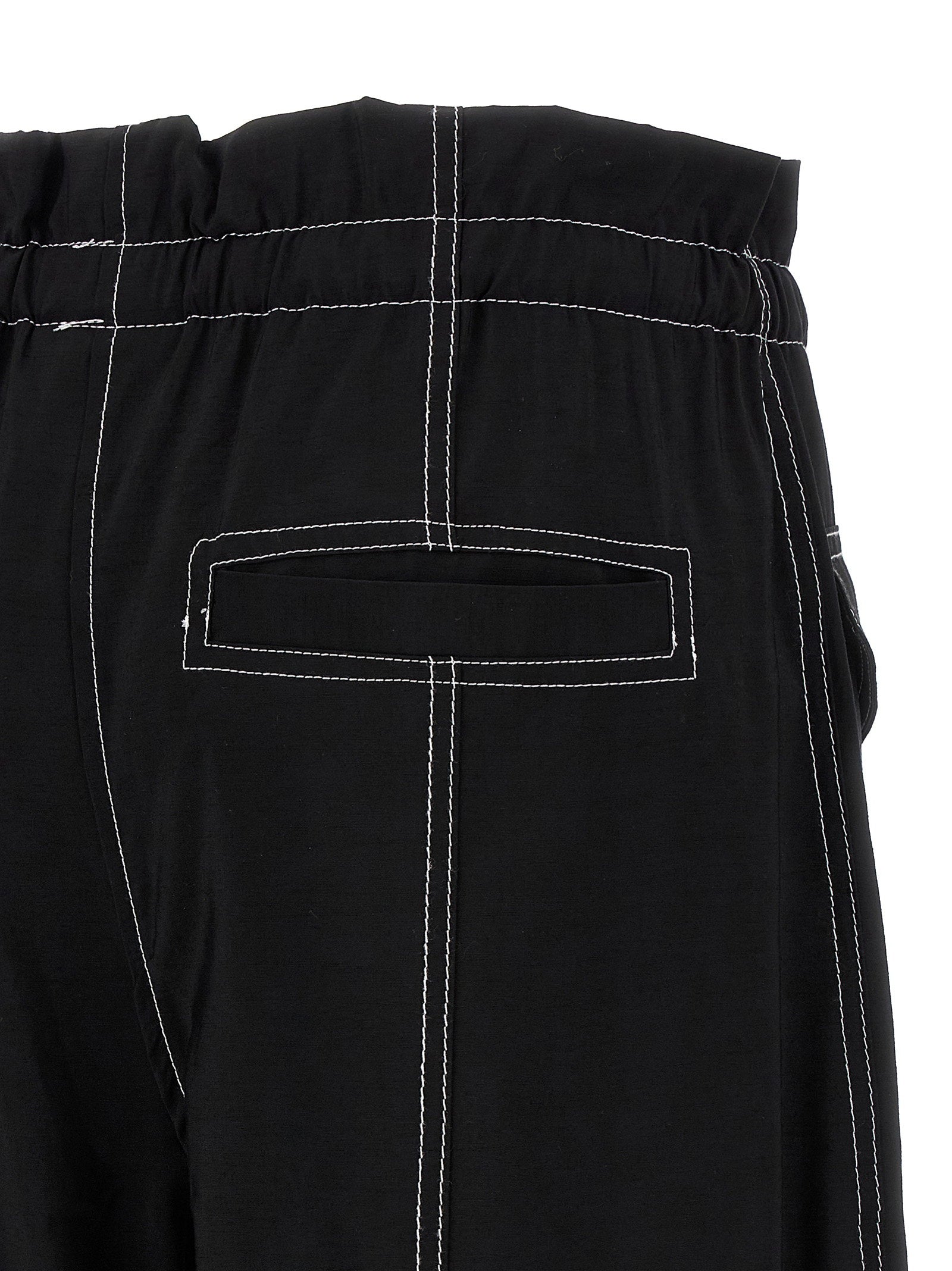 Ganni Women's Light Slub Pocket Pants