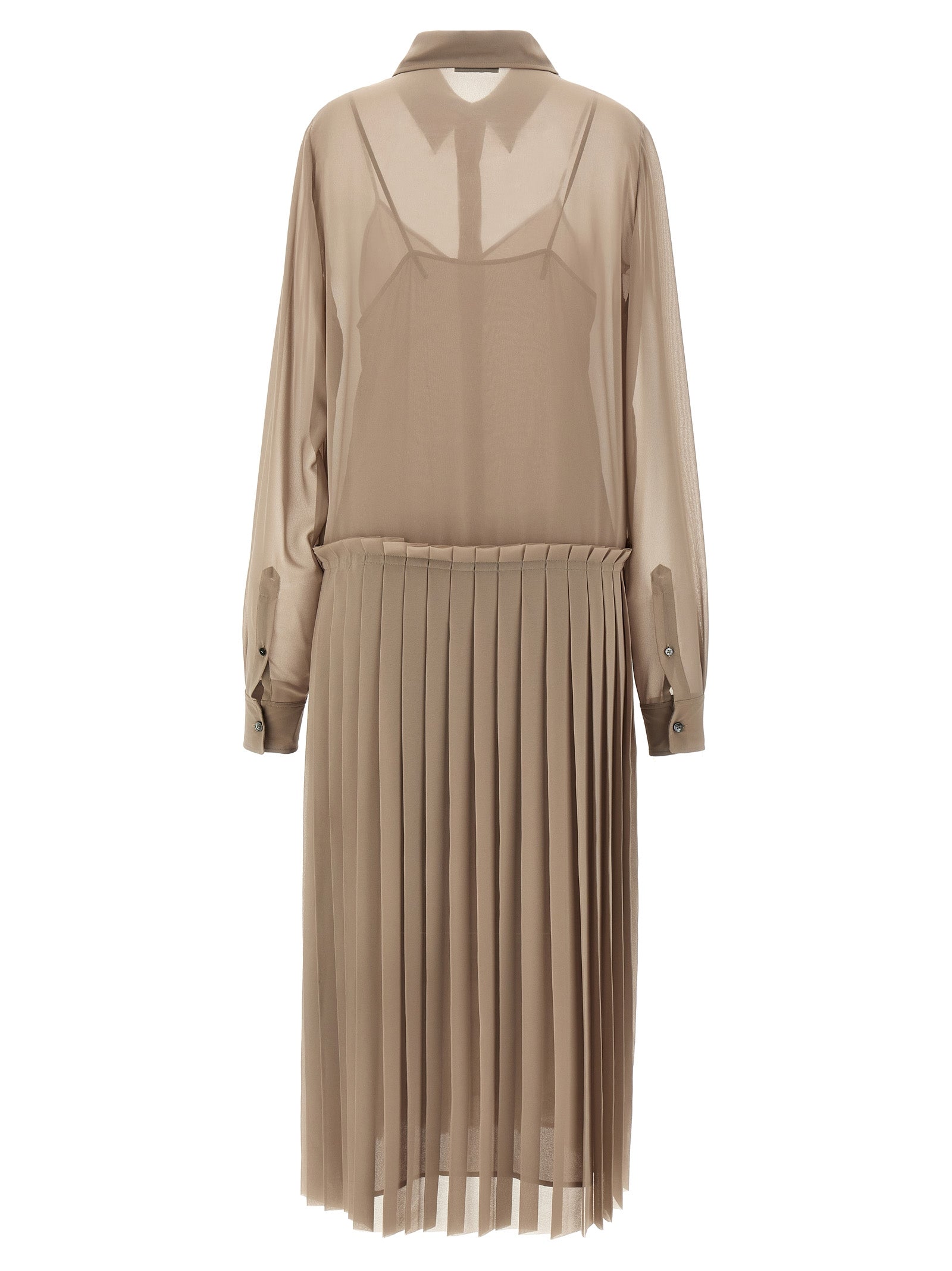 Ami Paris Women's Pleated Midi Dress