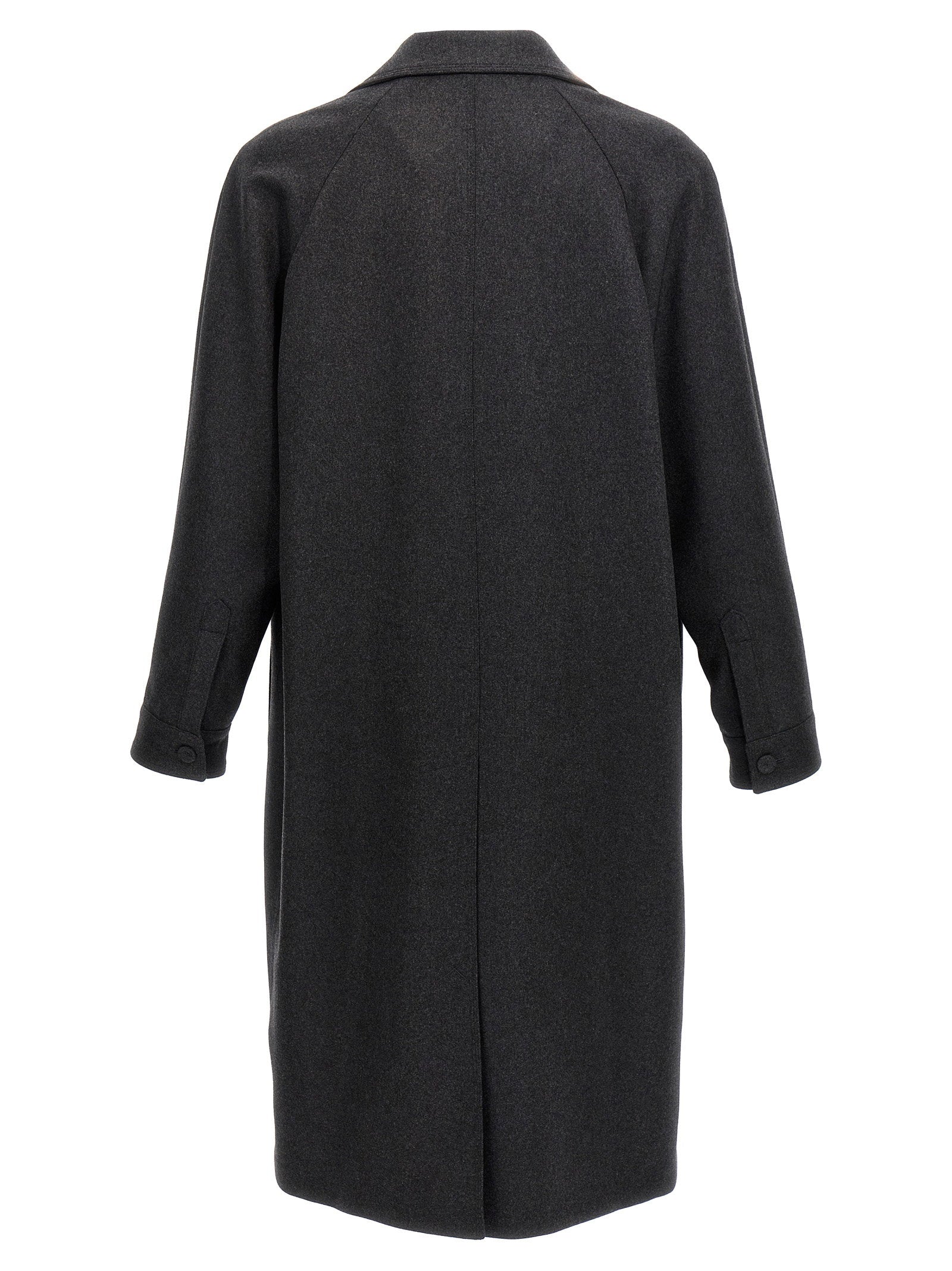 Fendi Men's Single-Breasted Cashmere Coat