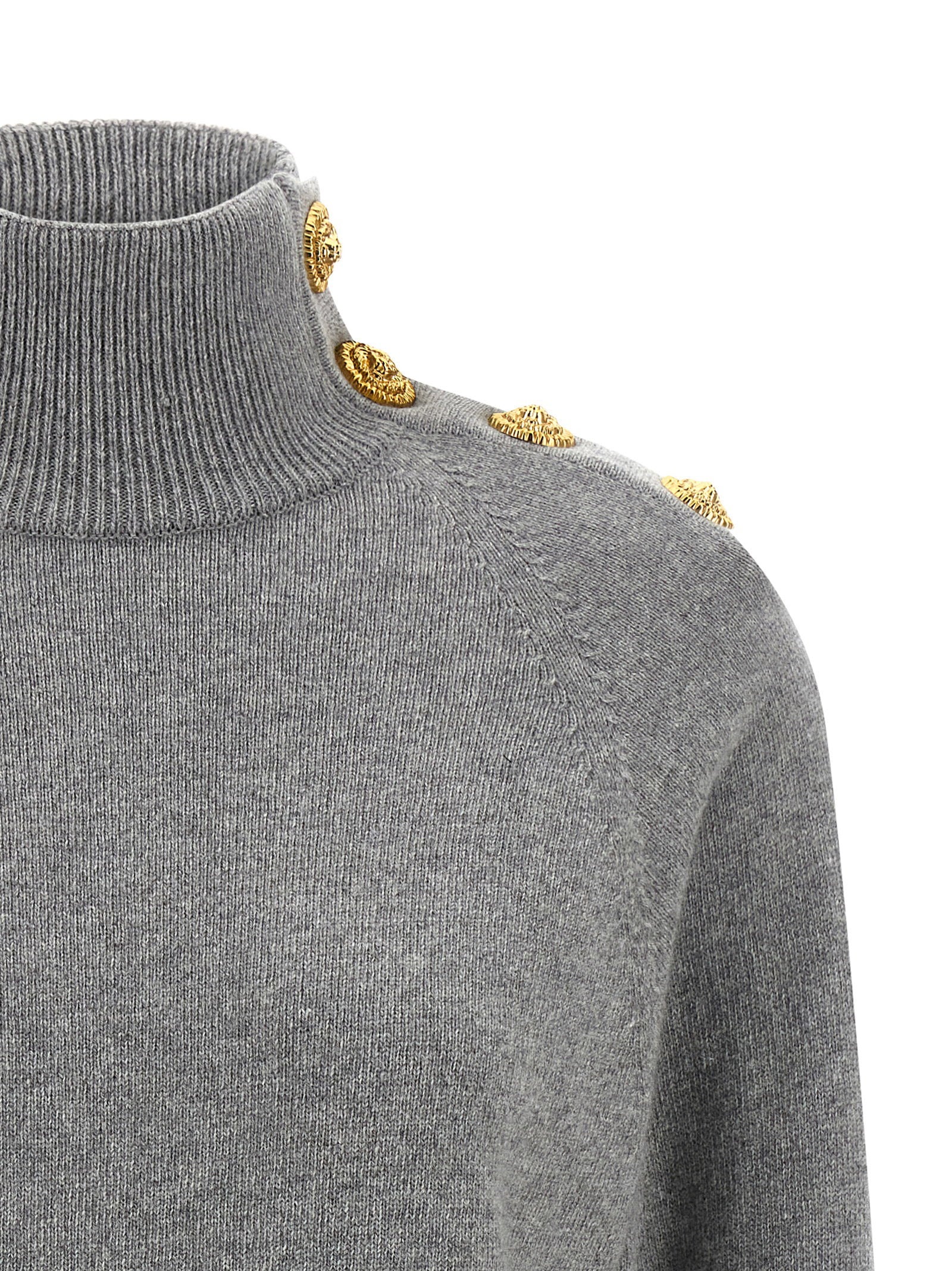 Balmain Women's Cashmere Wool Dress
