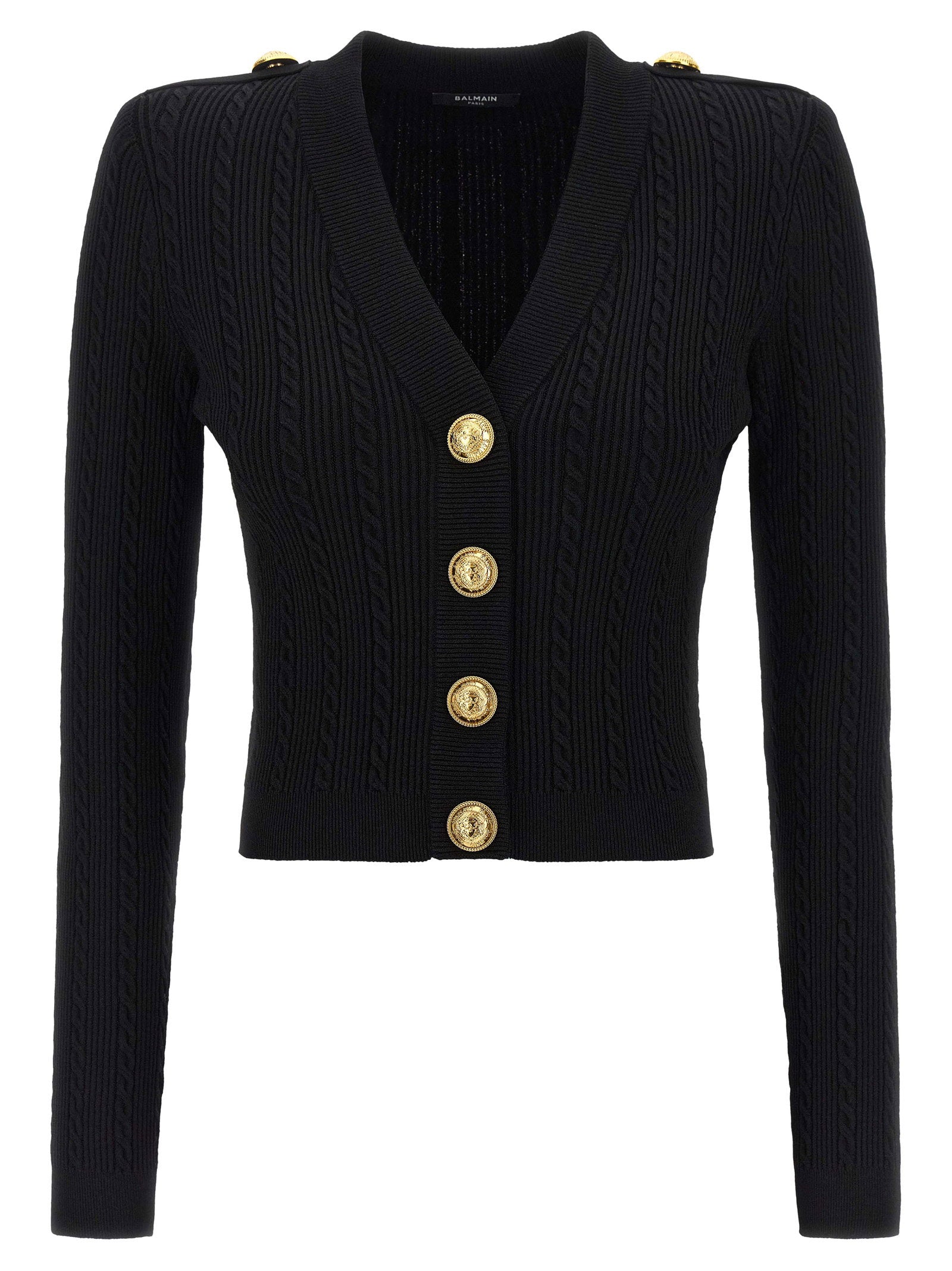 Balmain Women's Twisted Knit Cardigan