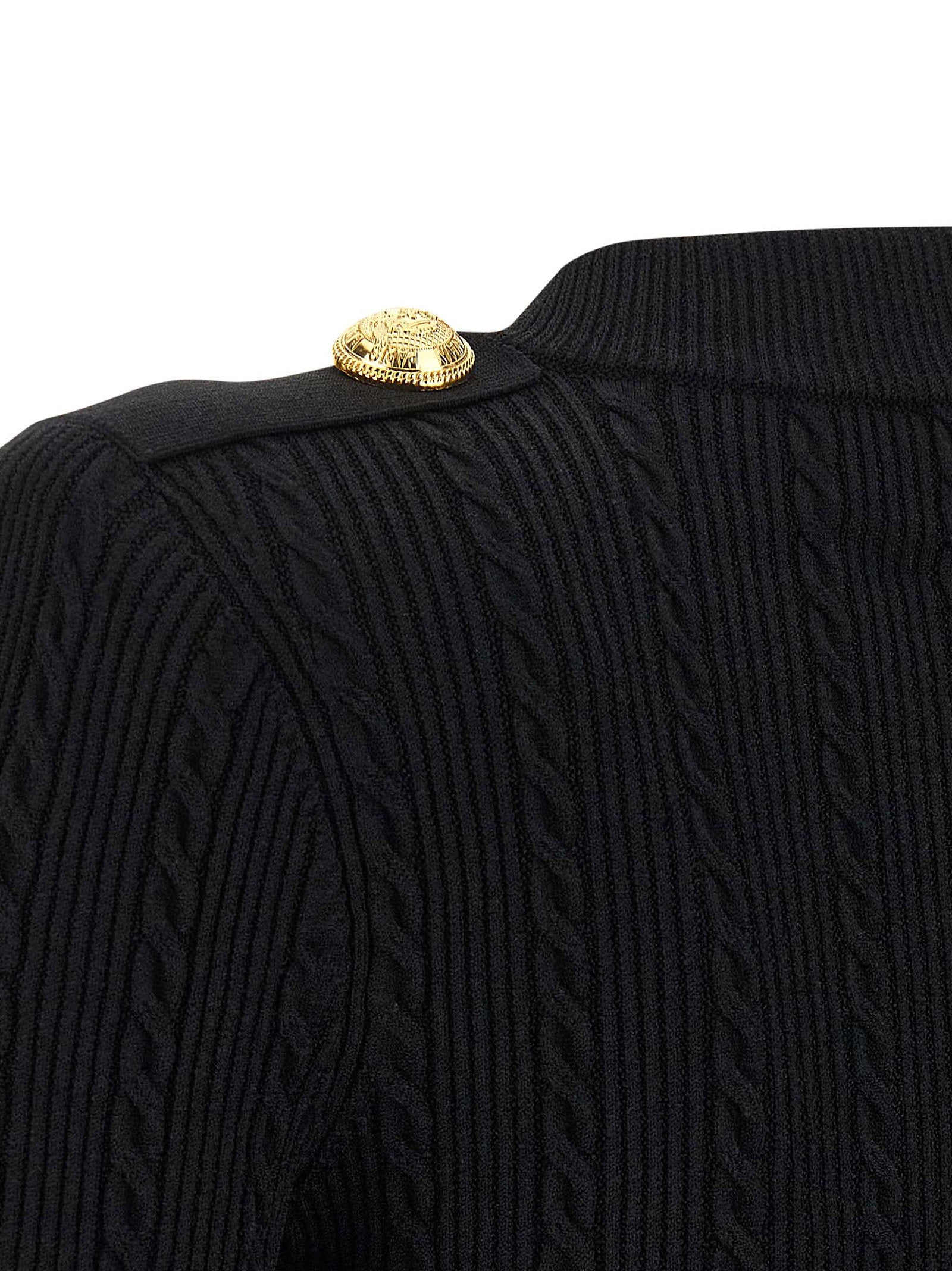 Balmain Women's Twisted Knit Cardigan
