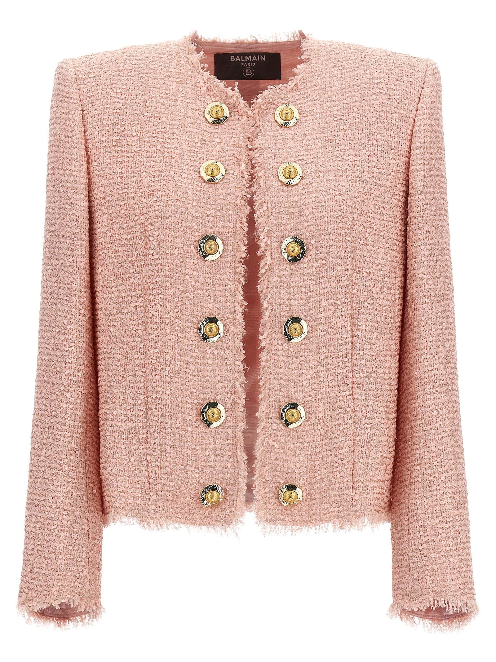 Balmain Women's Sequin Tweed Blazer