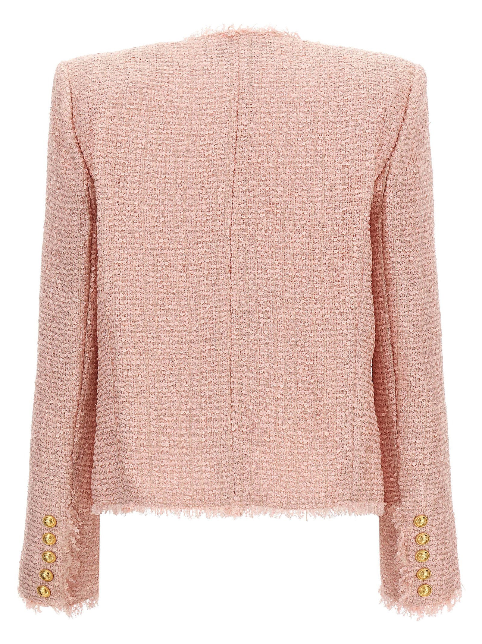 Balmain Women's Sequin Tweed Blazer
