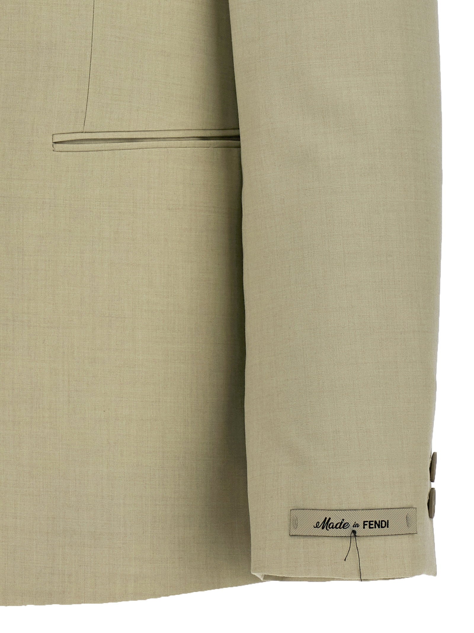 Fendi Men's Single-Breasted Wool Blazer