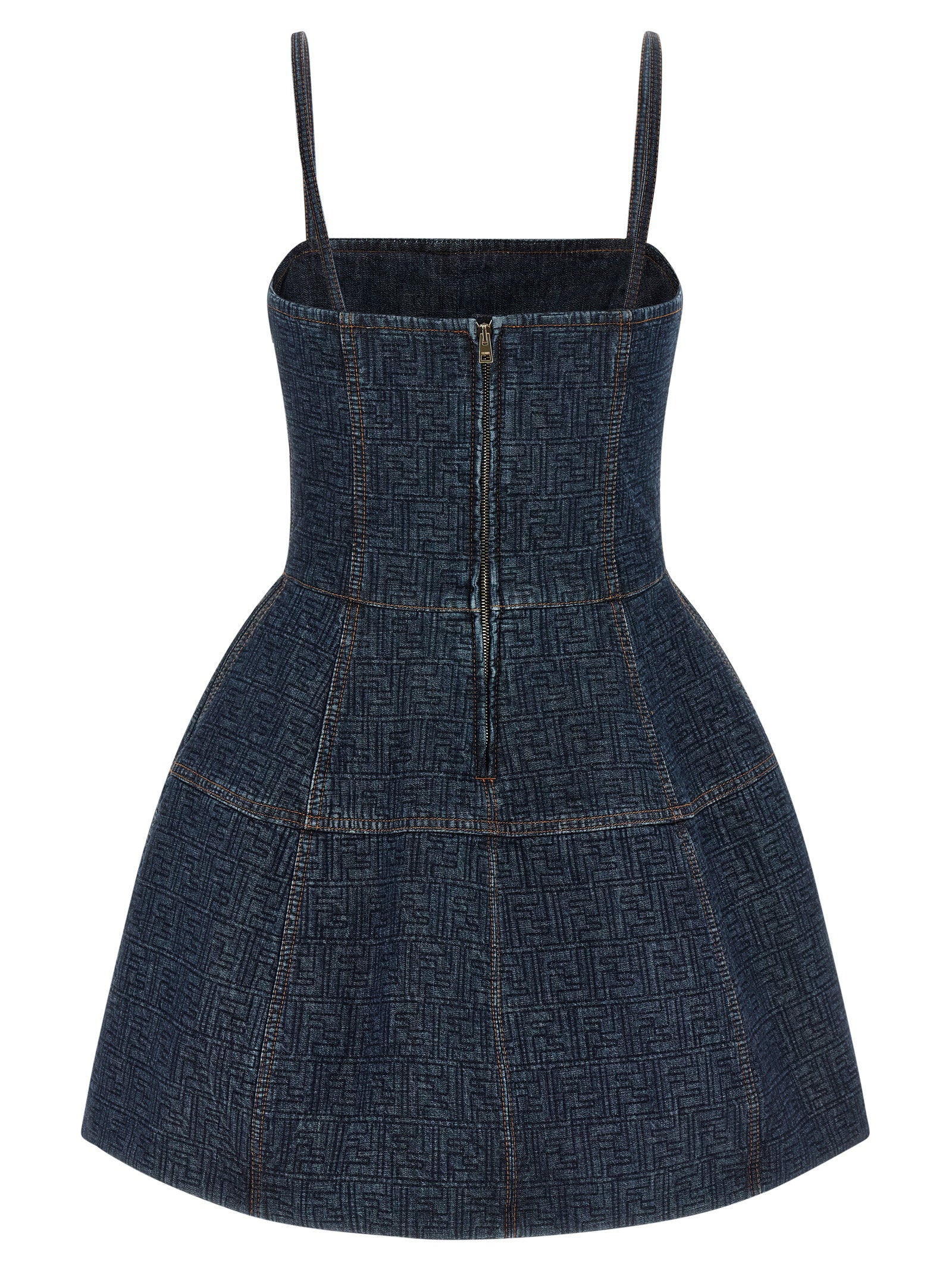 Fendi Women's Ff Denim Dress