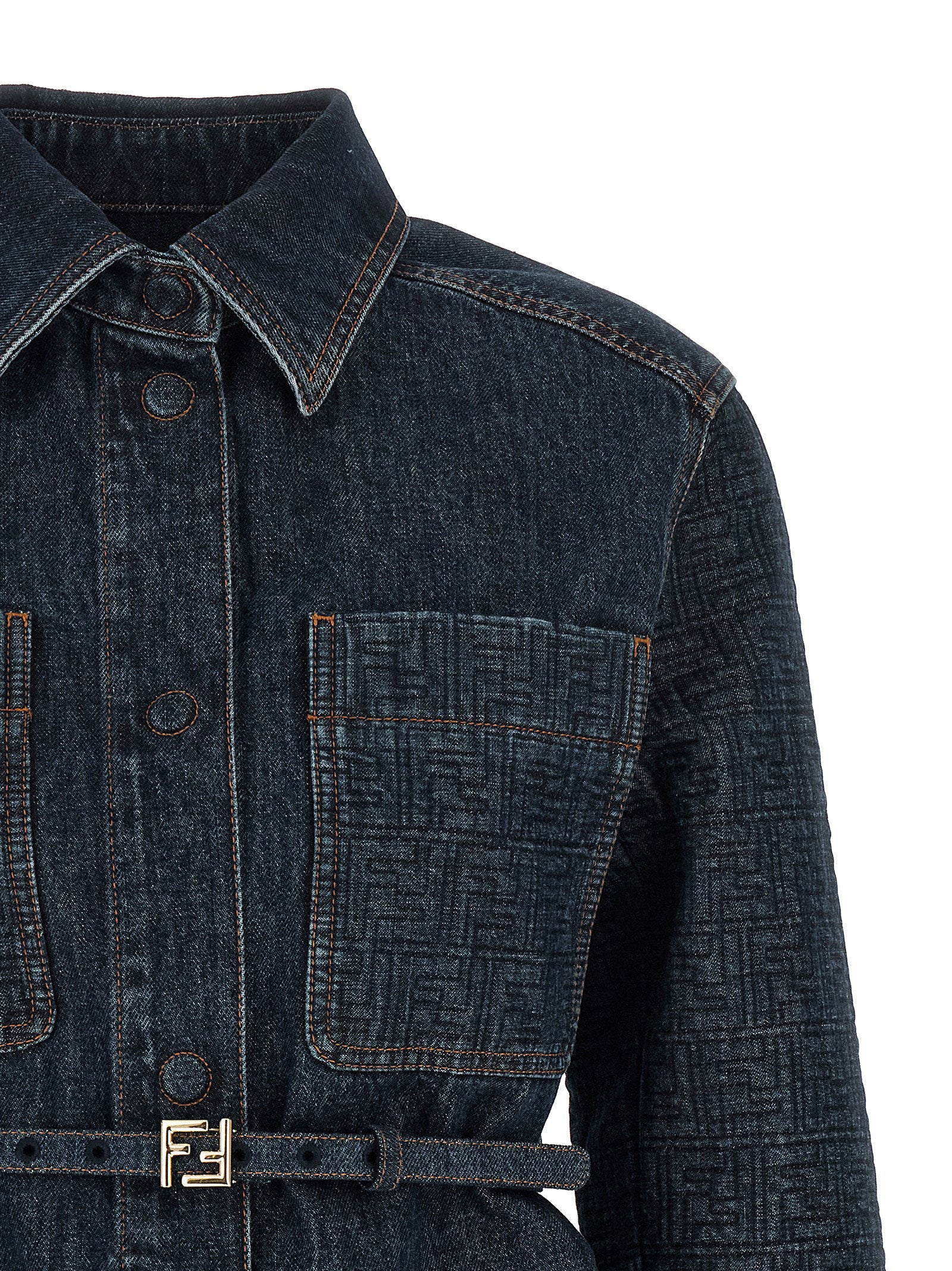 Fendi Women's Ff Denim Jacket