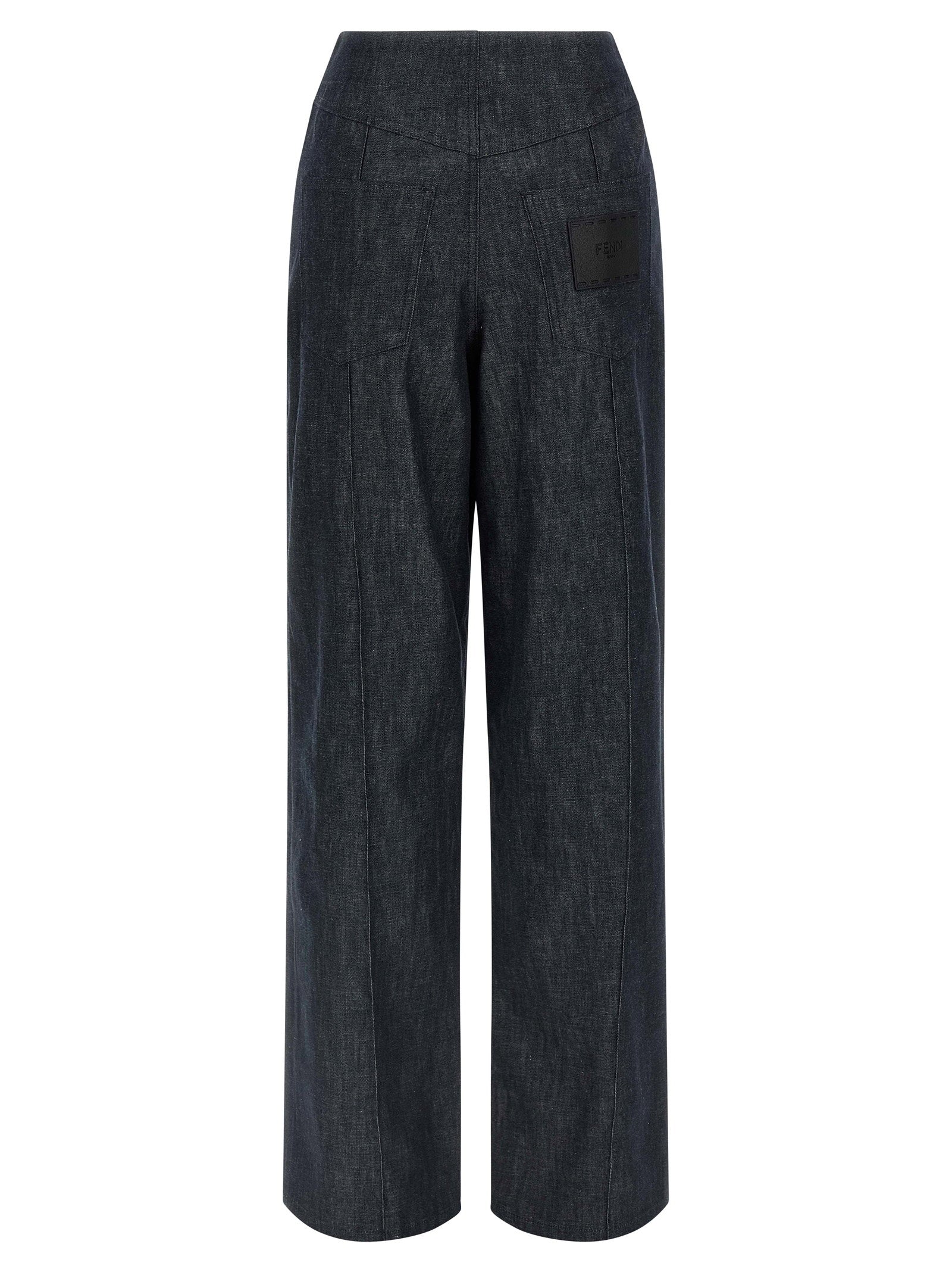 Fendi Women's Roma Patch Jeans