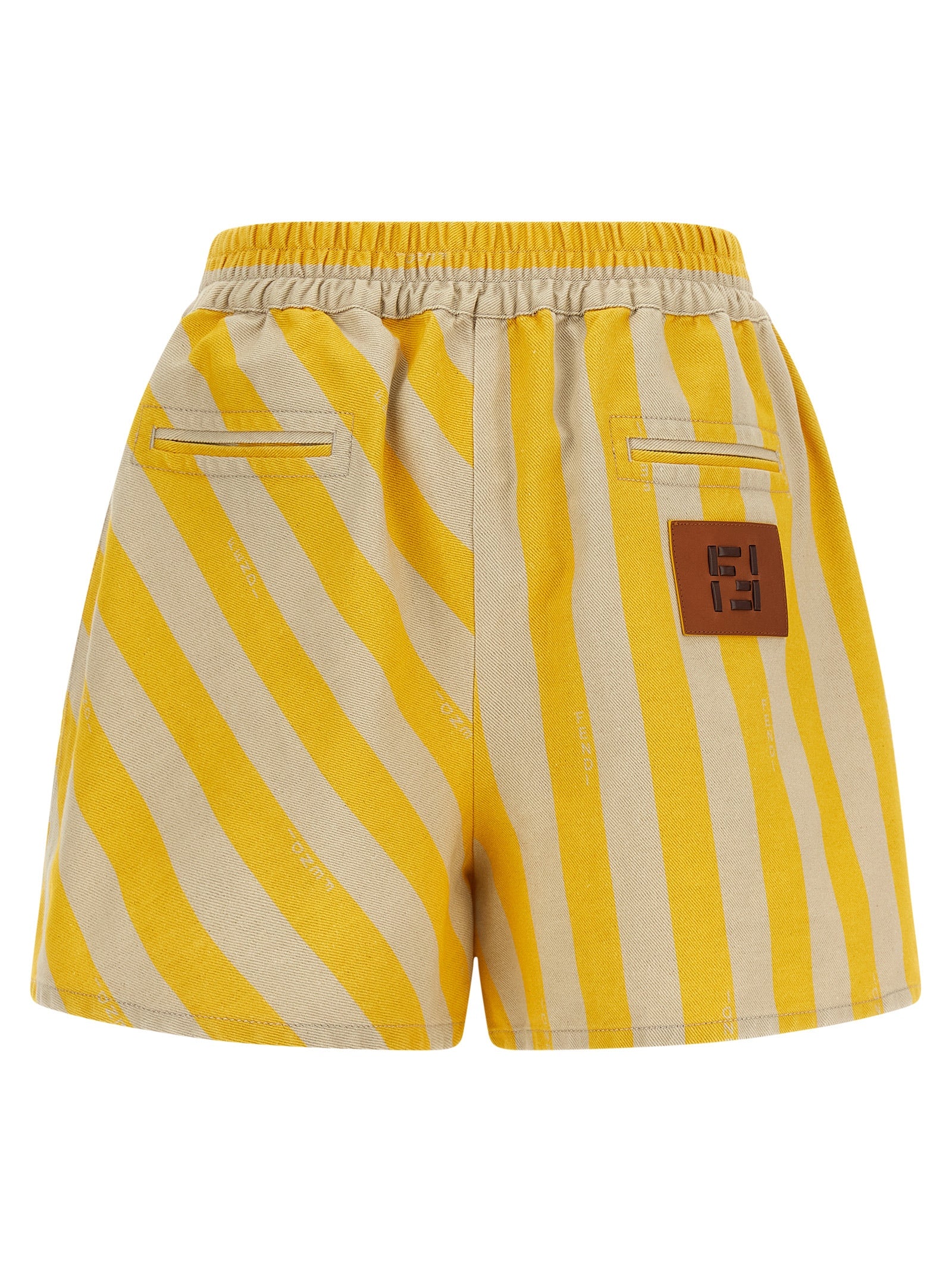 Fendi Women's Pequin Striped Shorts