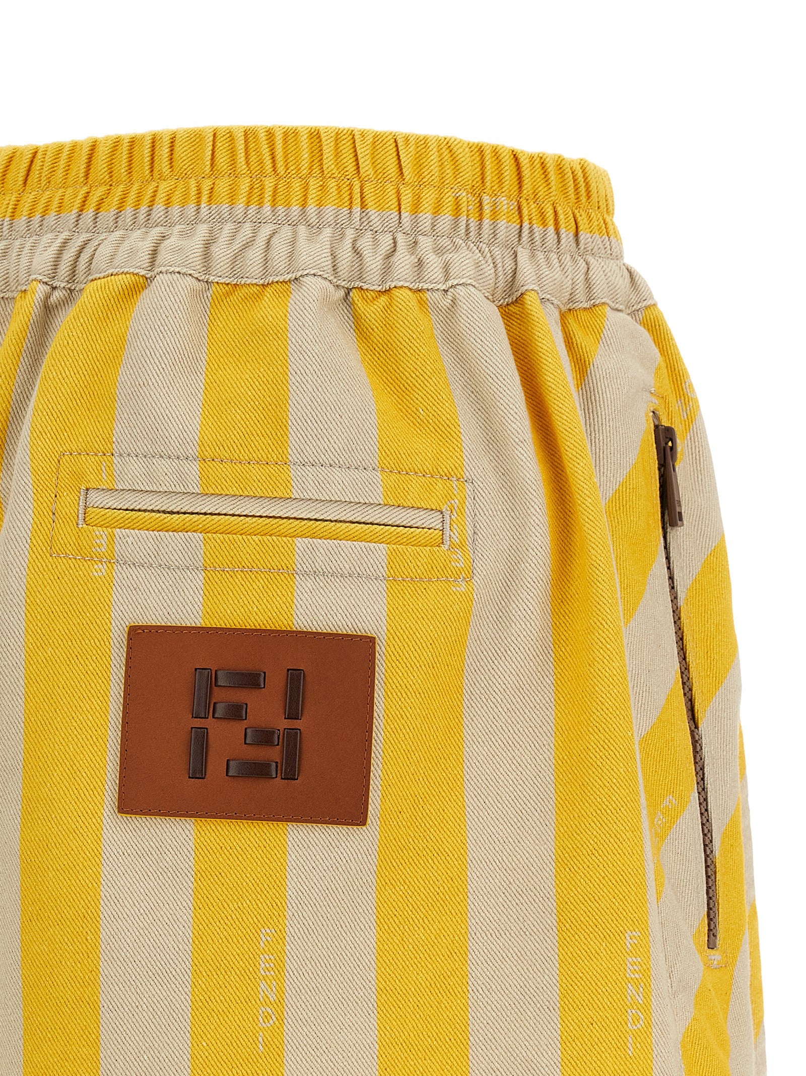 Fendi Women's Pequin Striped Shorts