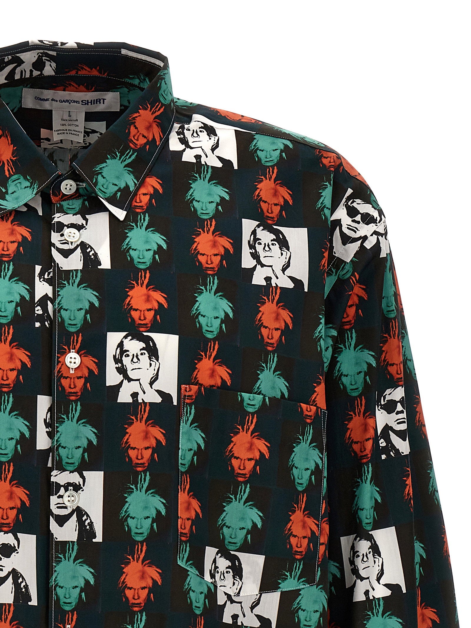 Comme Des Garcons Shirt Men's Andy Warhol Shirt