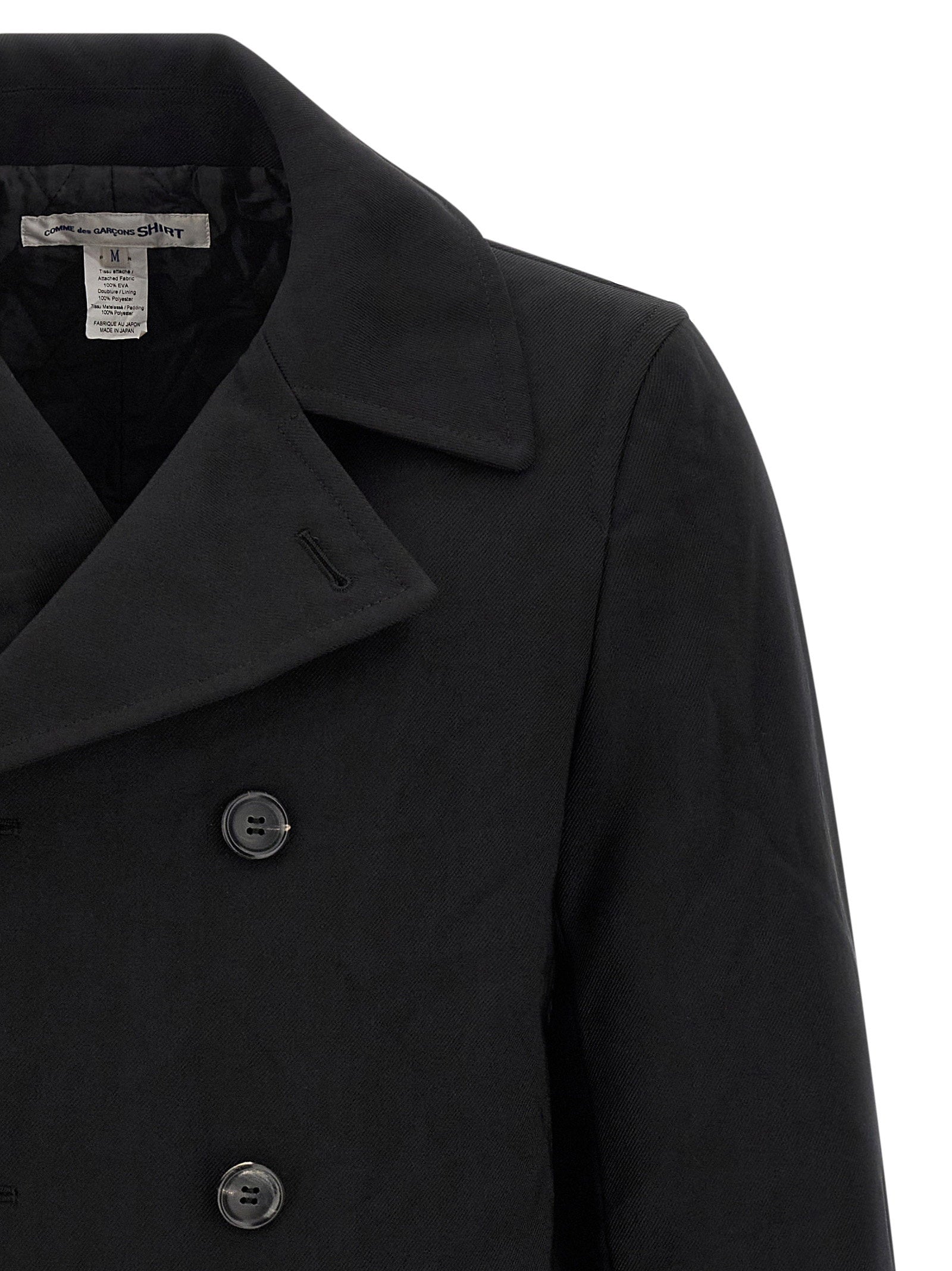 Comme Des Garcons Shirt Men's Double-Breasted Caban