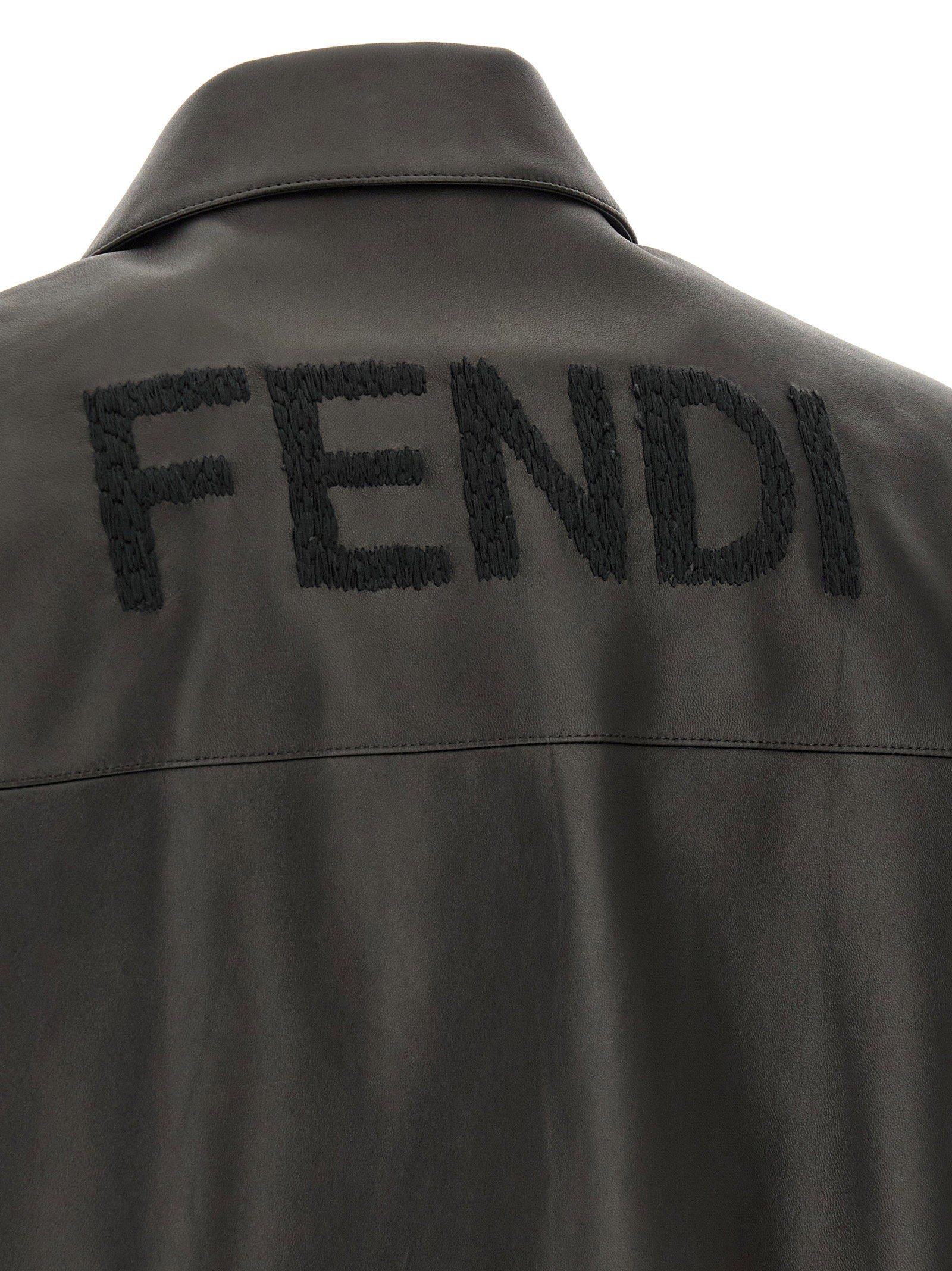 Fendi Men's Leather Blouson