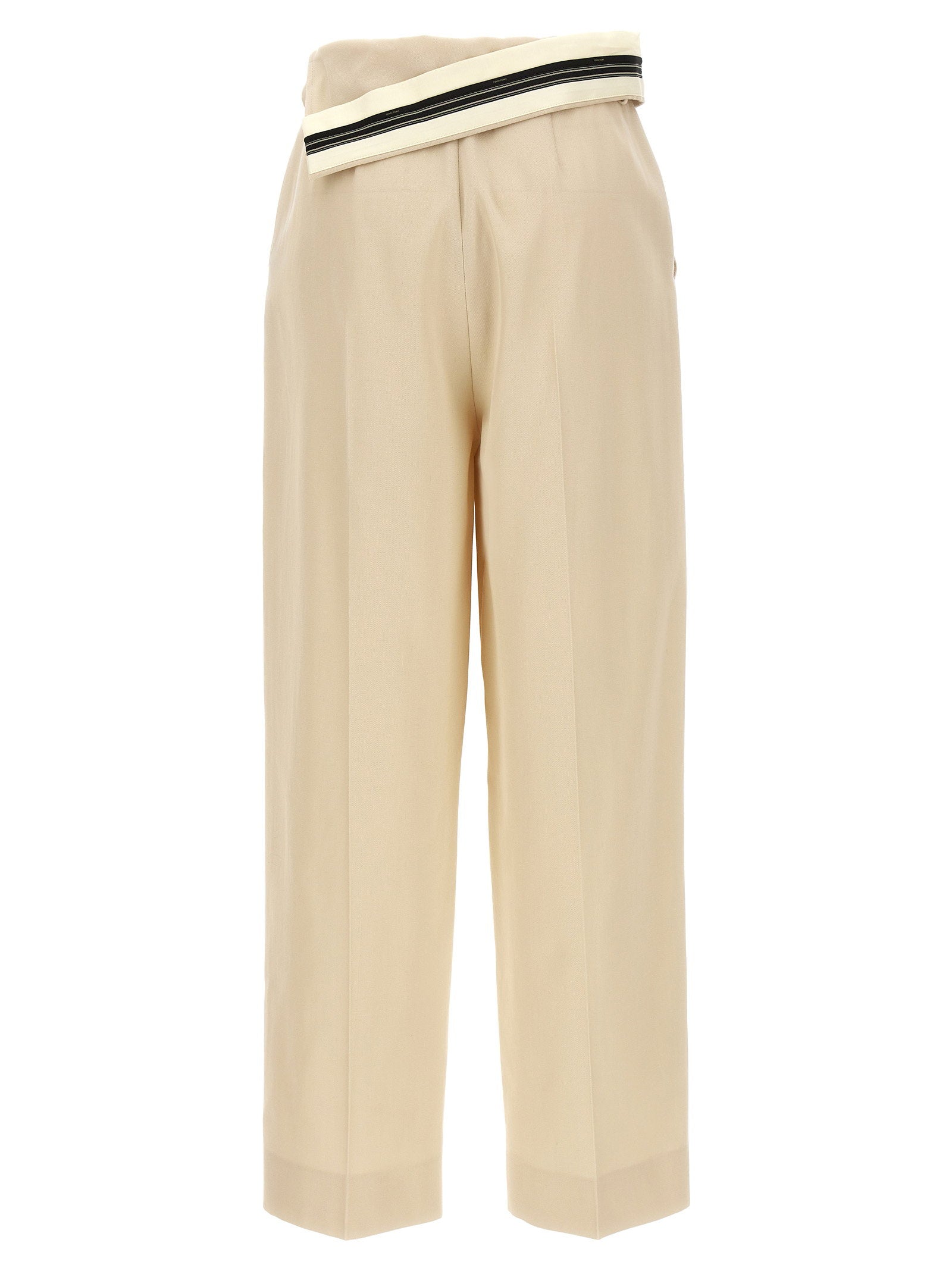 Fendi Women's Roma Gabardine Trousers