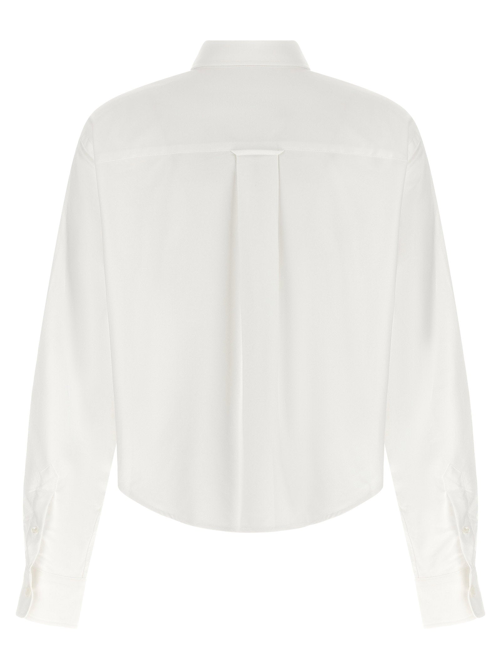 Ami Paris Women's Ami De Coeur Cropped Shirt