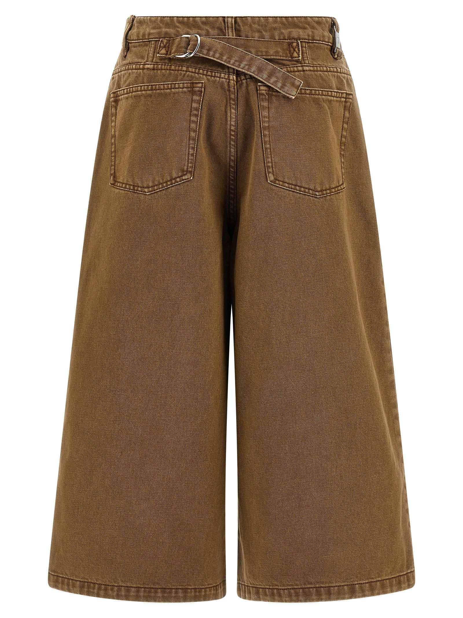 Ami Paris Women's Denim Bermuda Shorts