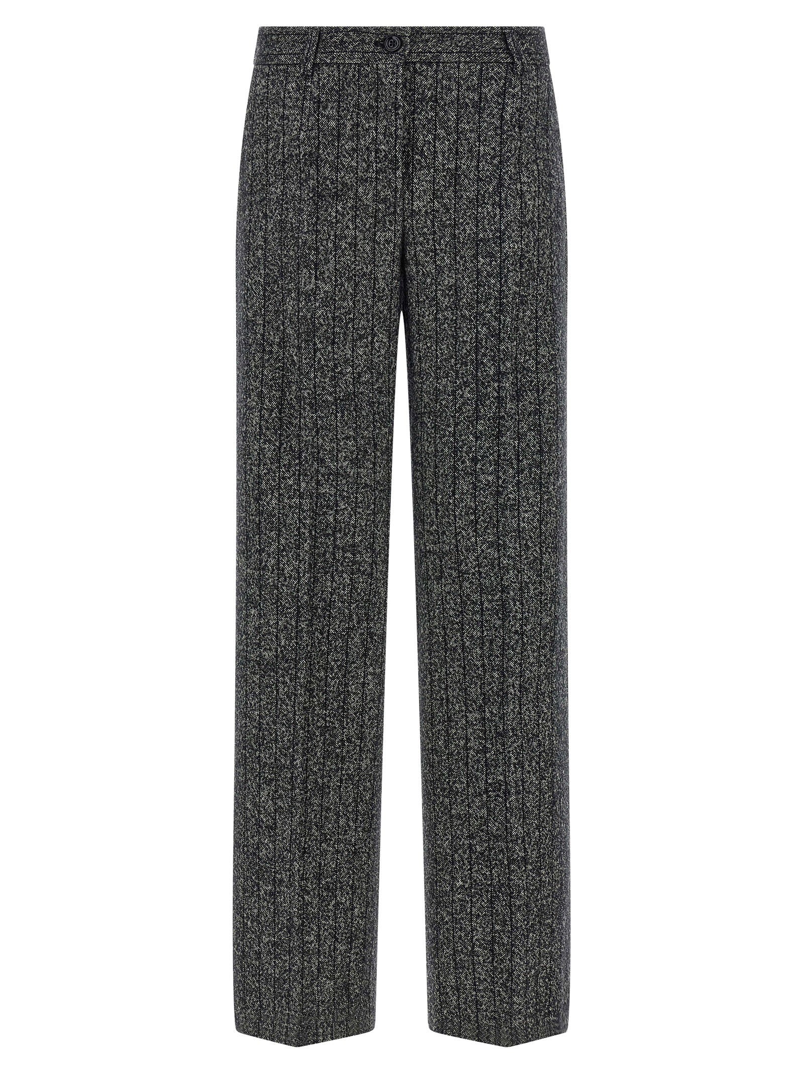 Dolce & Gabbana Women's Striped Wool Pants