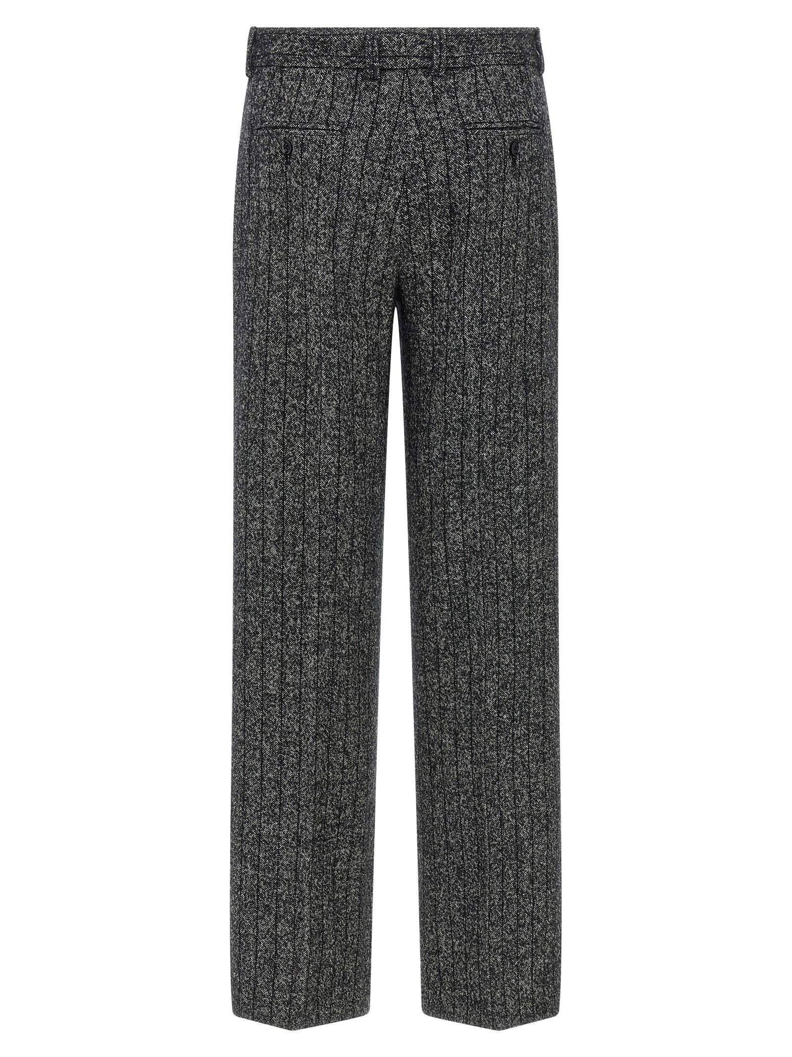 Dolce & Gabbana Women's Striped Wool Pants