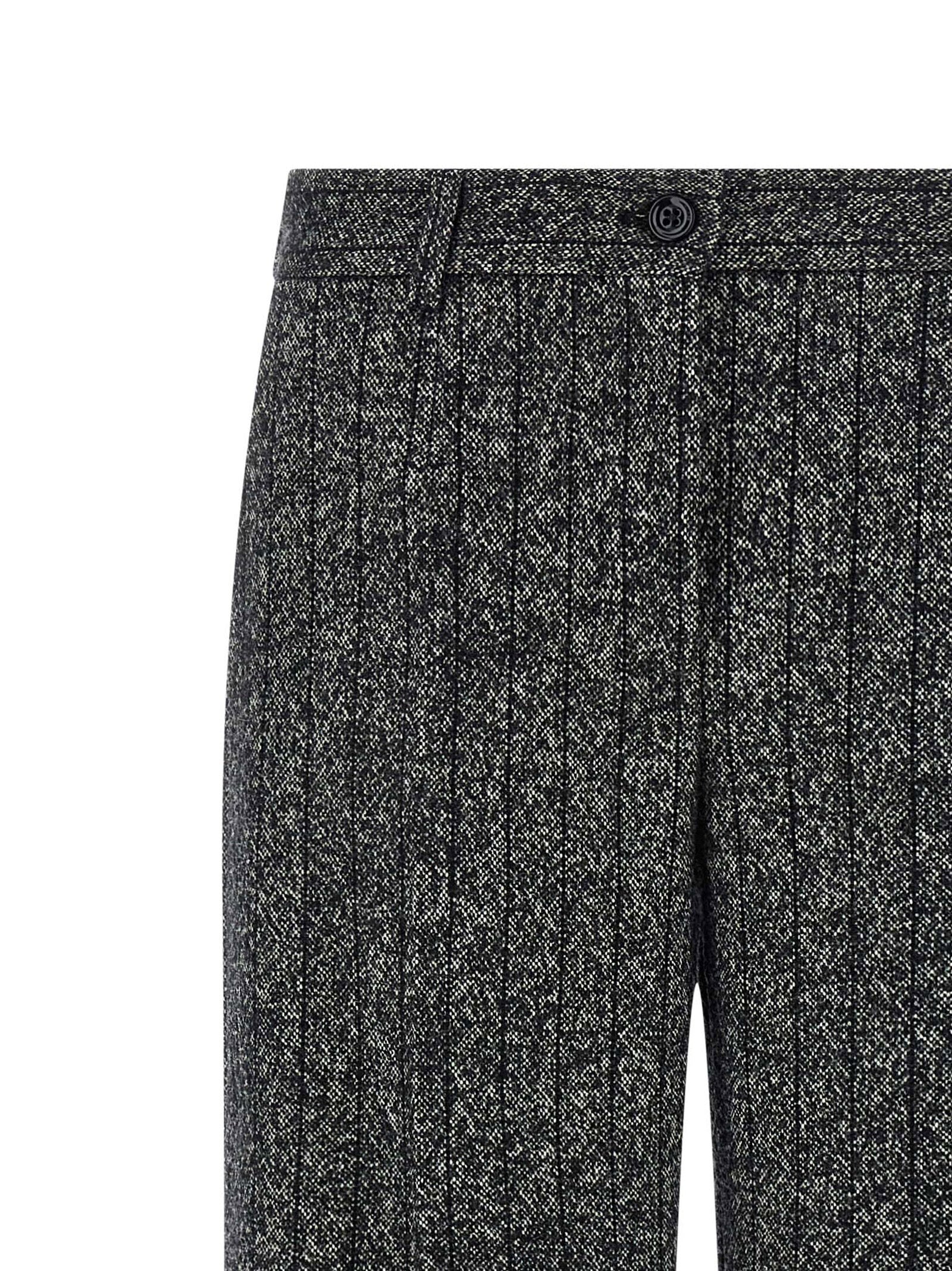 Dolce & Gabbana Women's Striped Wool Pants