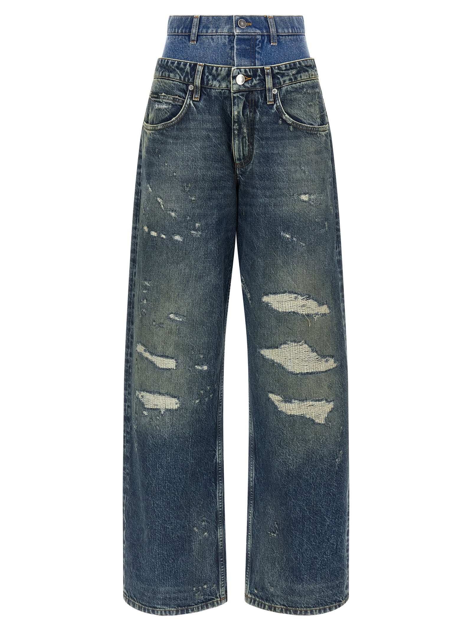 Dolce & Gabbana Women's Double Layer Jeans
