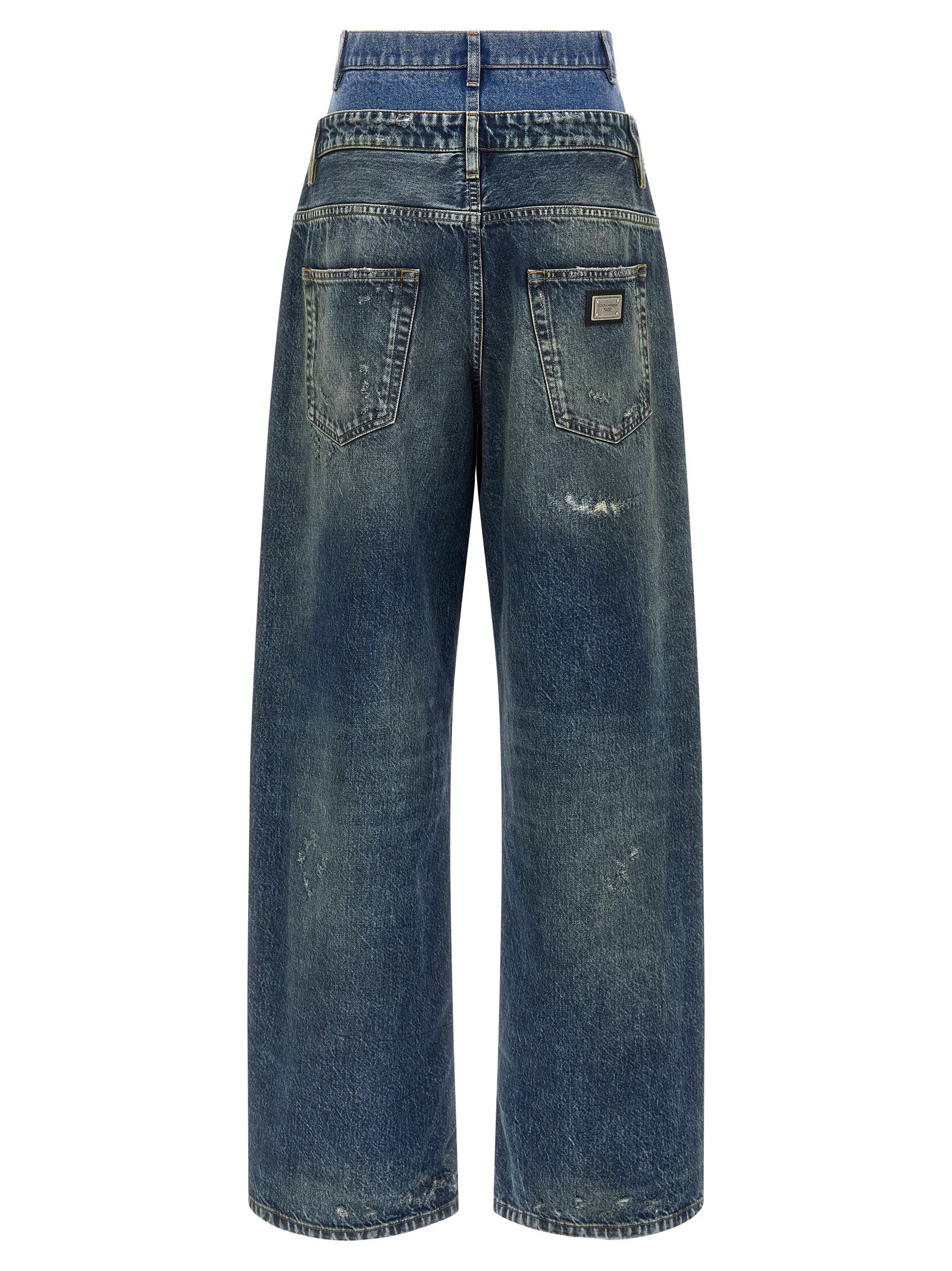 Dolce & Gabbana Women's Double Layer Jeans