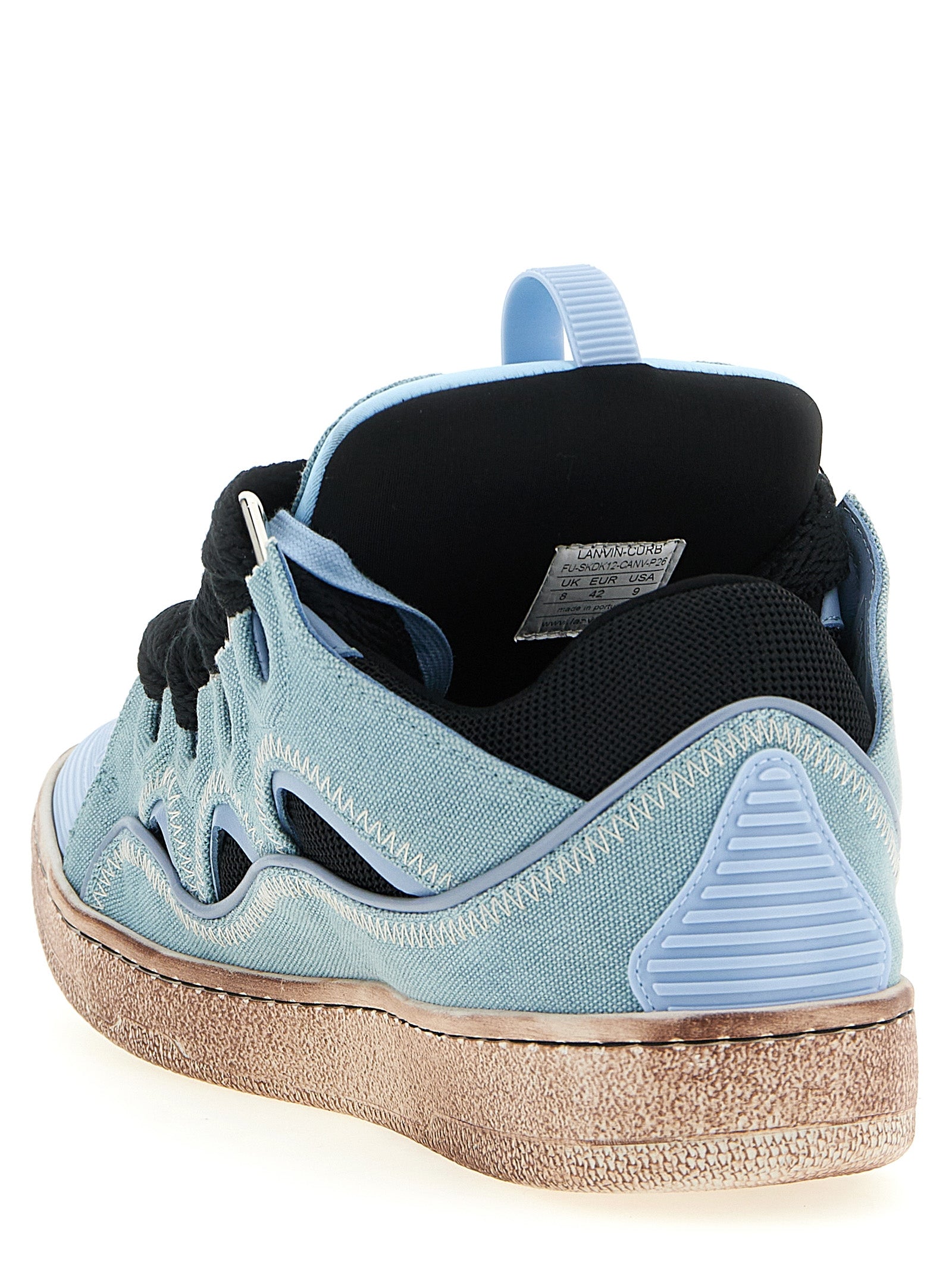 Lanvin Men's Curb Sneakers