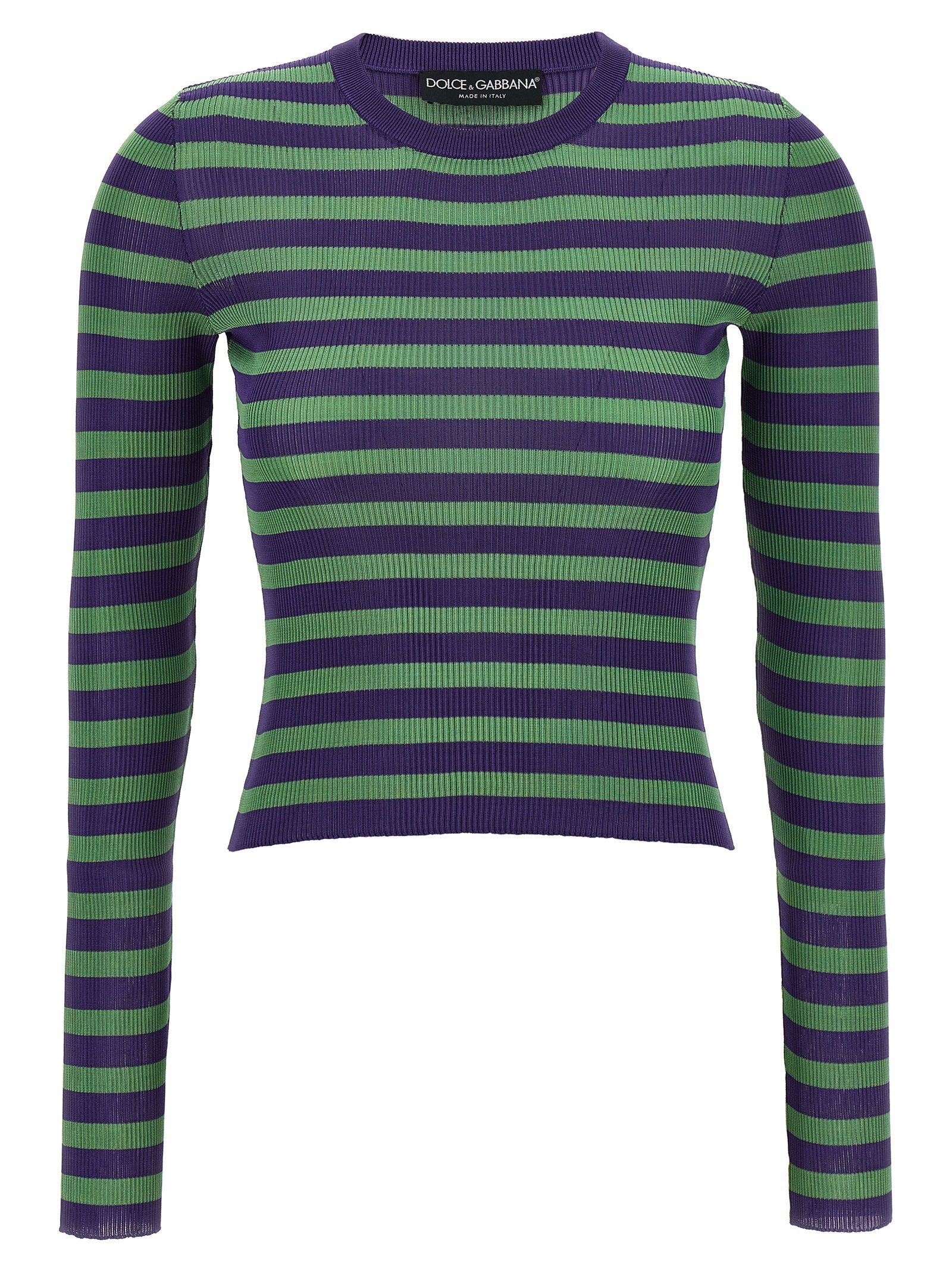 Dolce & Gabbana Women's Striped Viscose Sweater