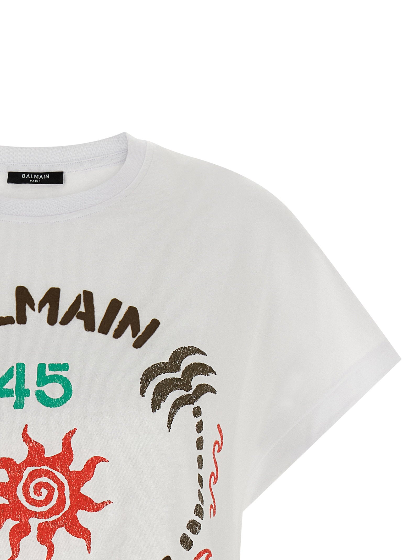 Balmain Women's Club 45 Print T-Shirt