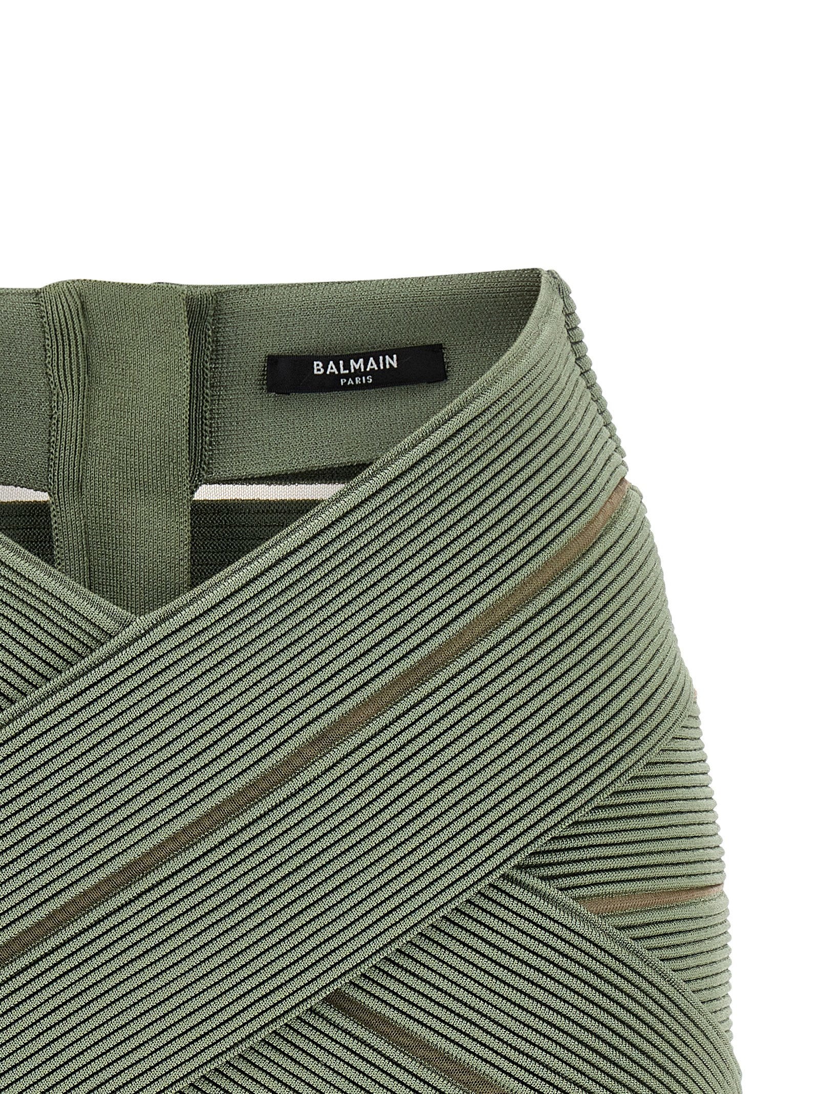 Balmain Women's V-Shaped Waist Skirt