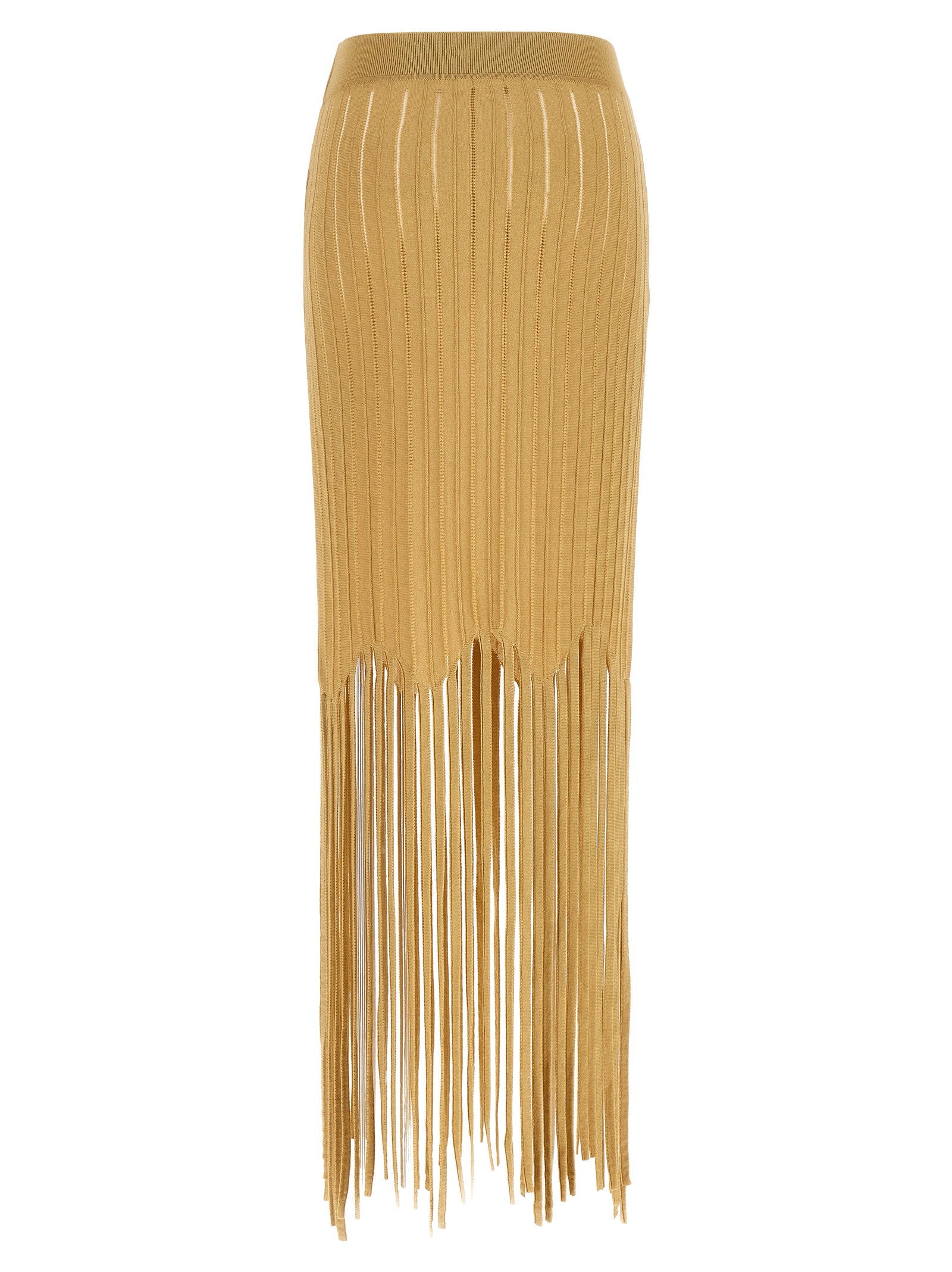 Balmain Women's Fringed Skirt