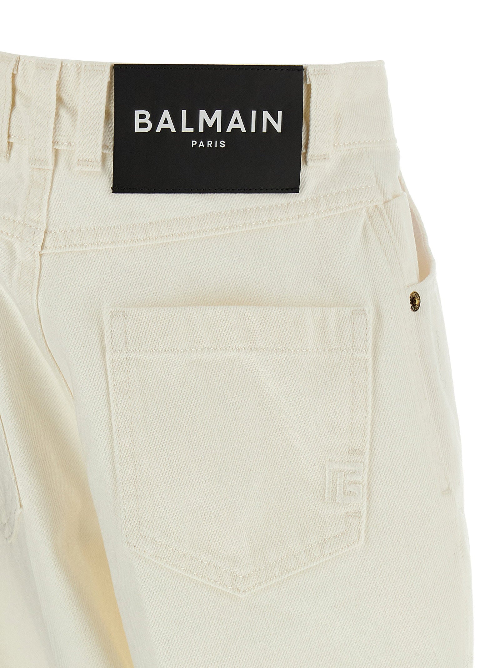 Balmain Women's Embroidery Jeans