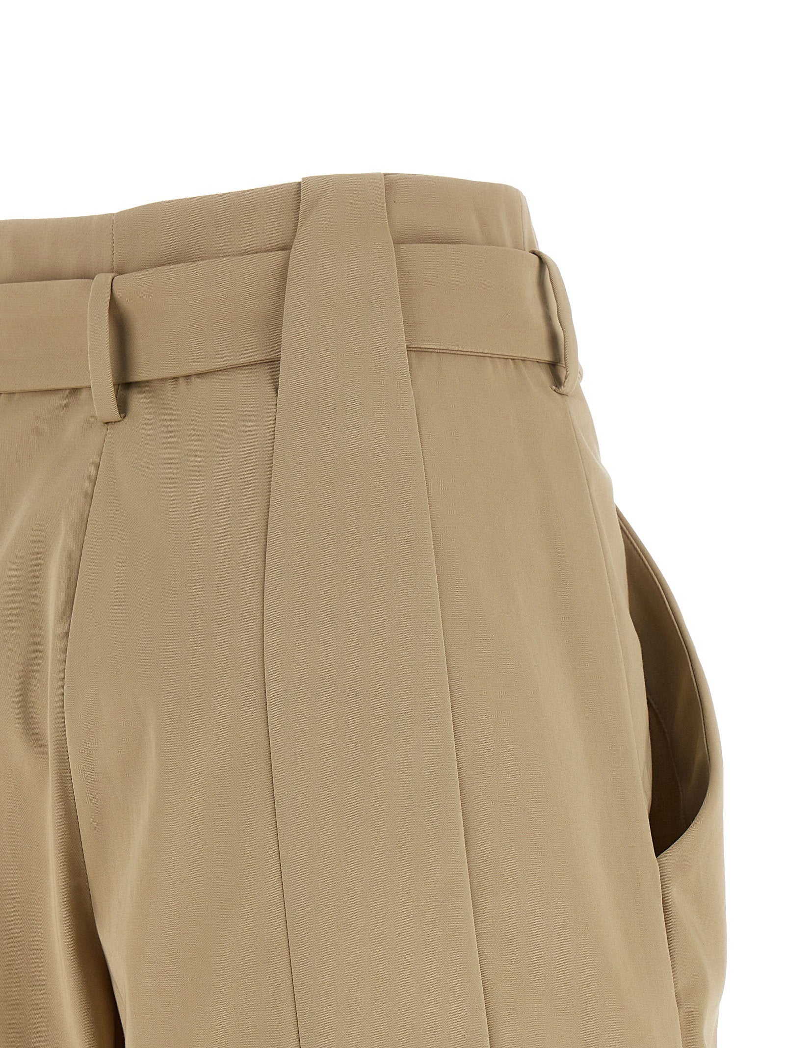 Balmain Women's Anthem Buckle Shorts