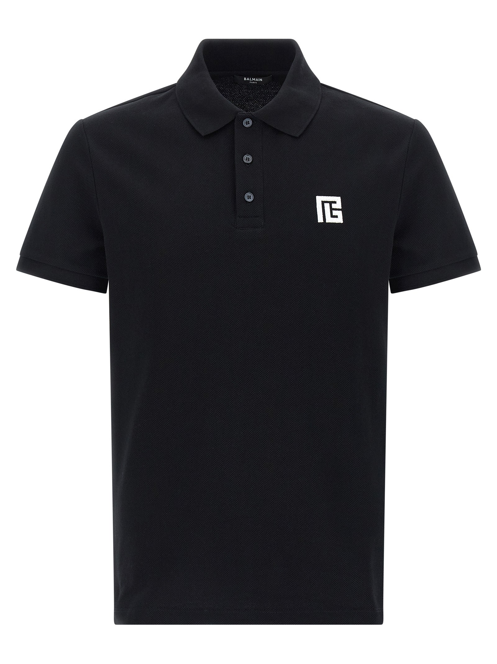 Balmain Men's Embroidery Polo Shirt