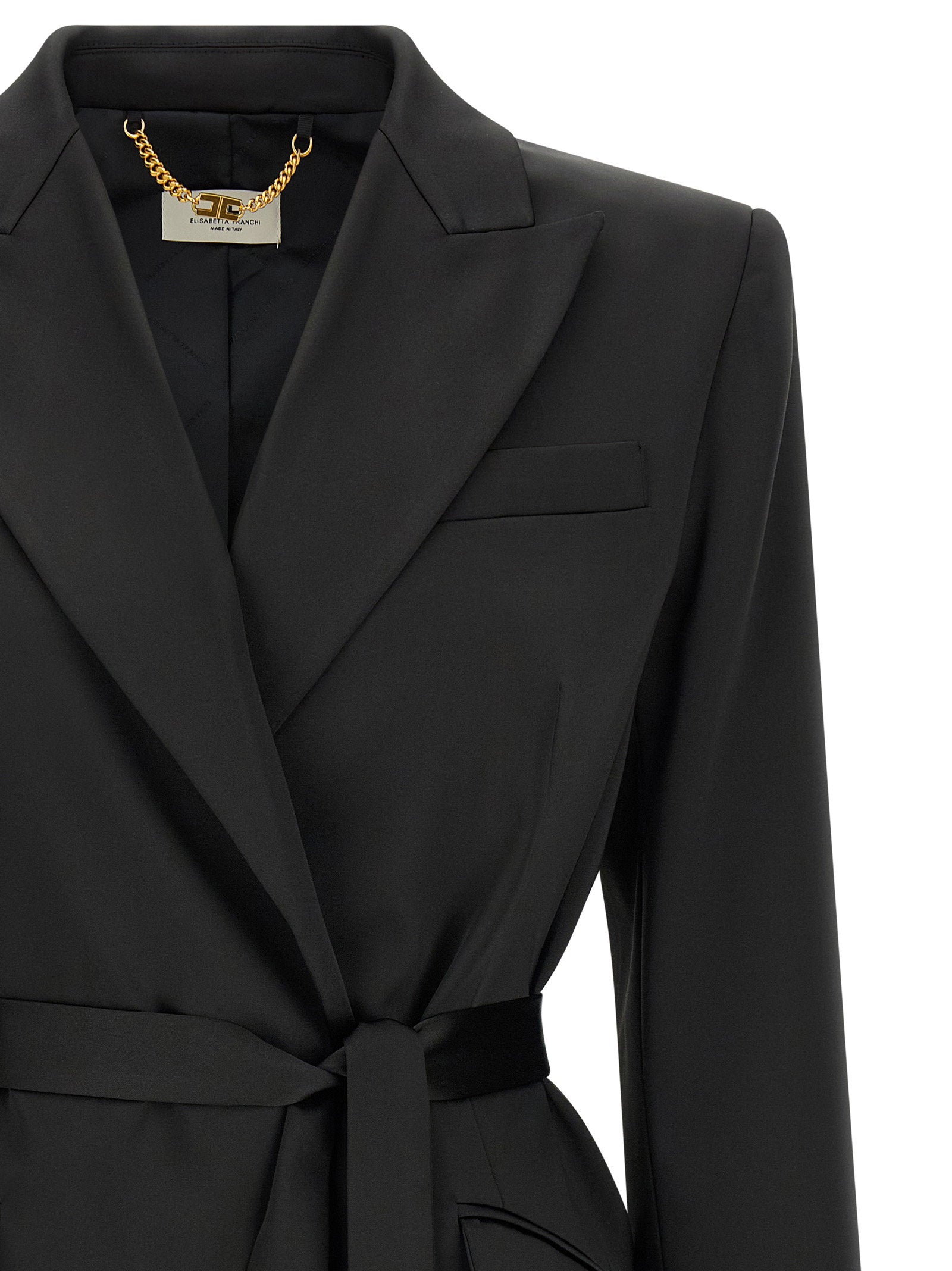 Elisabetta Franchi Women's Stretch Satin Blazer