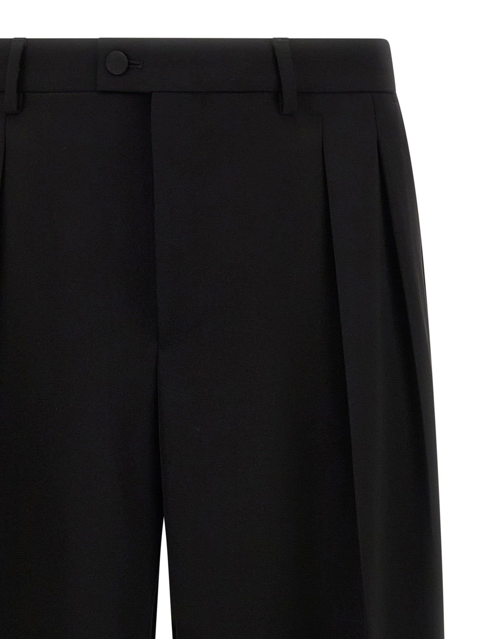 Dolce & Gabbana Men's Satin Band Pants