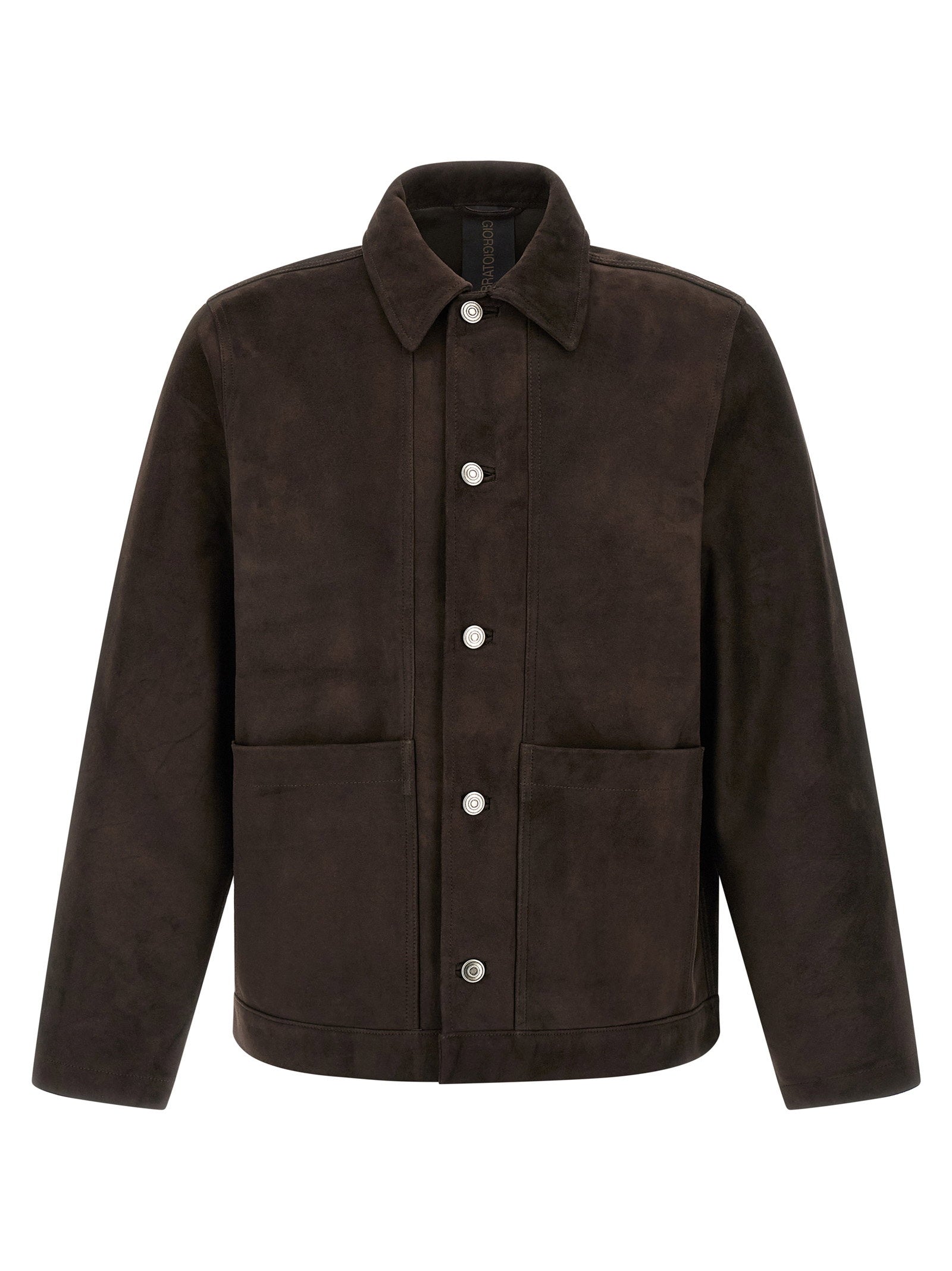 Giorgio Brato Men's Fiore Suede Jacket