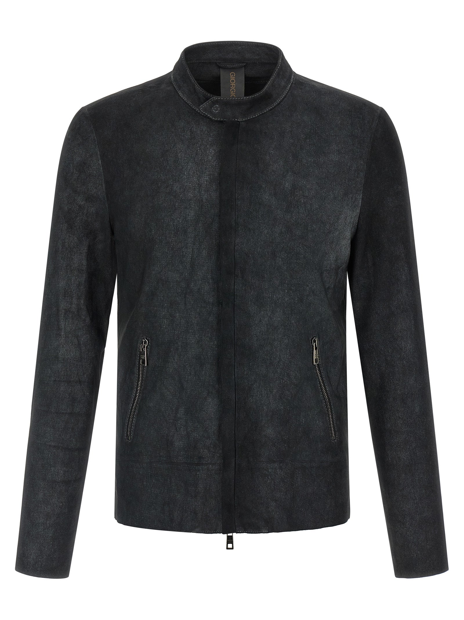 Giorgio Brato Men's Stretch Biker Jacket