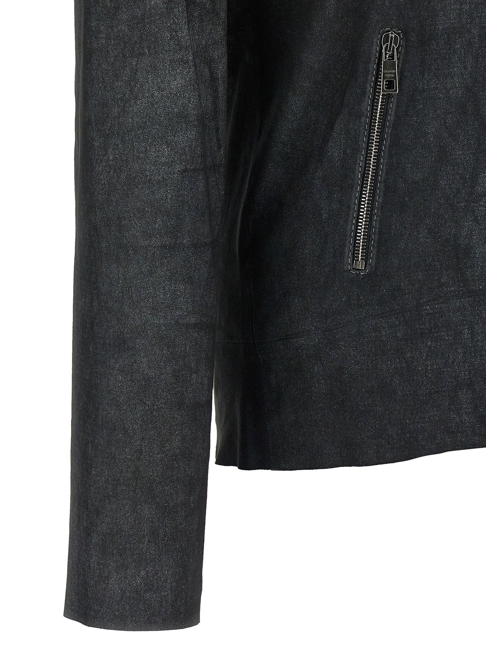 Giorgio Brato Men's Stretch Biker Jacket