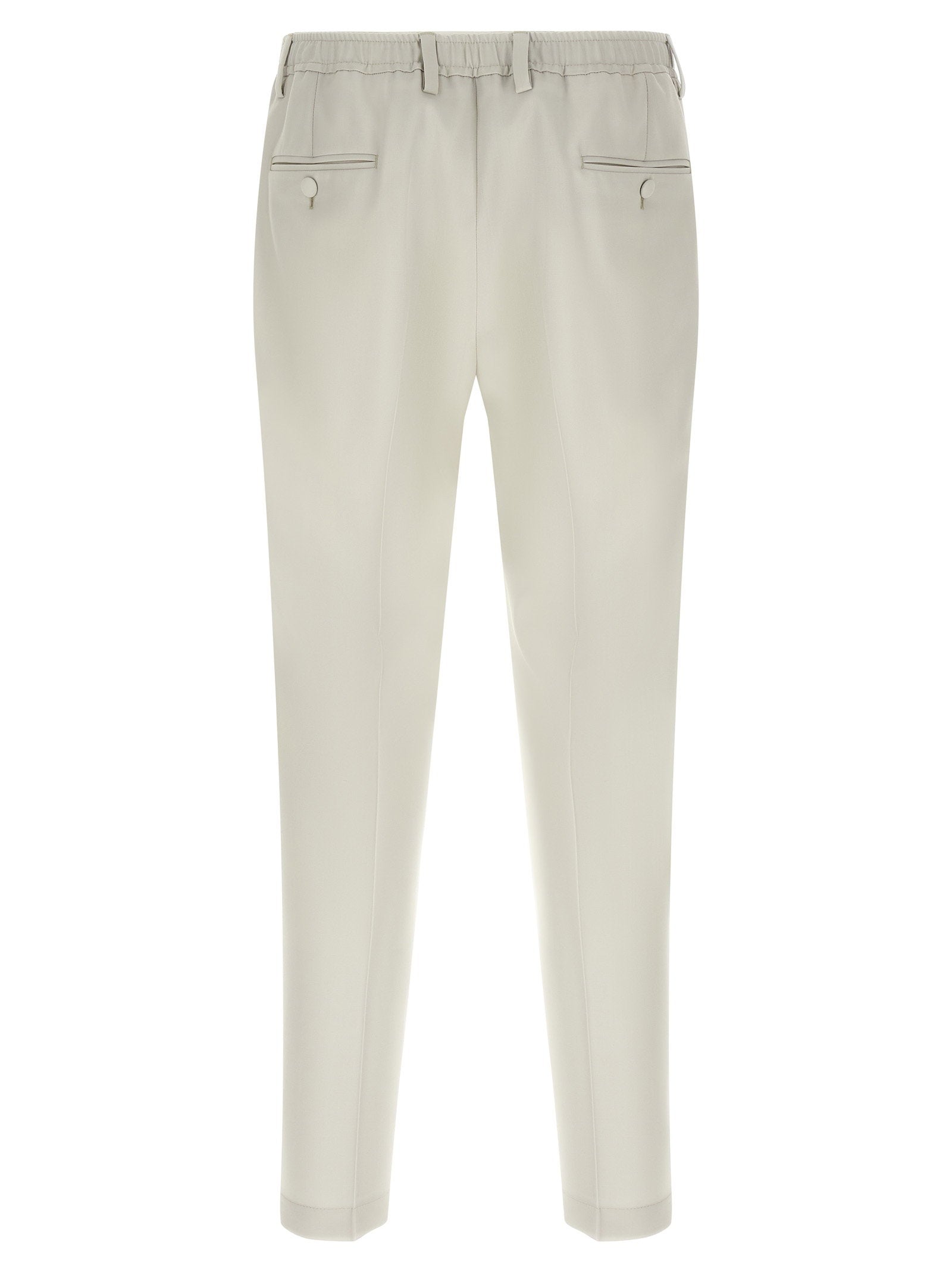 Dolce & Gabbana Men's Poplin Wool Pants