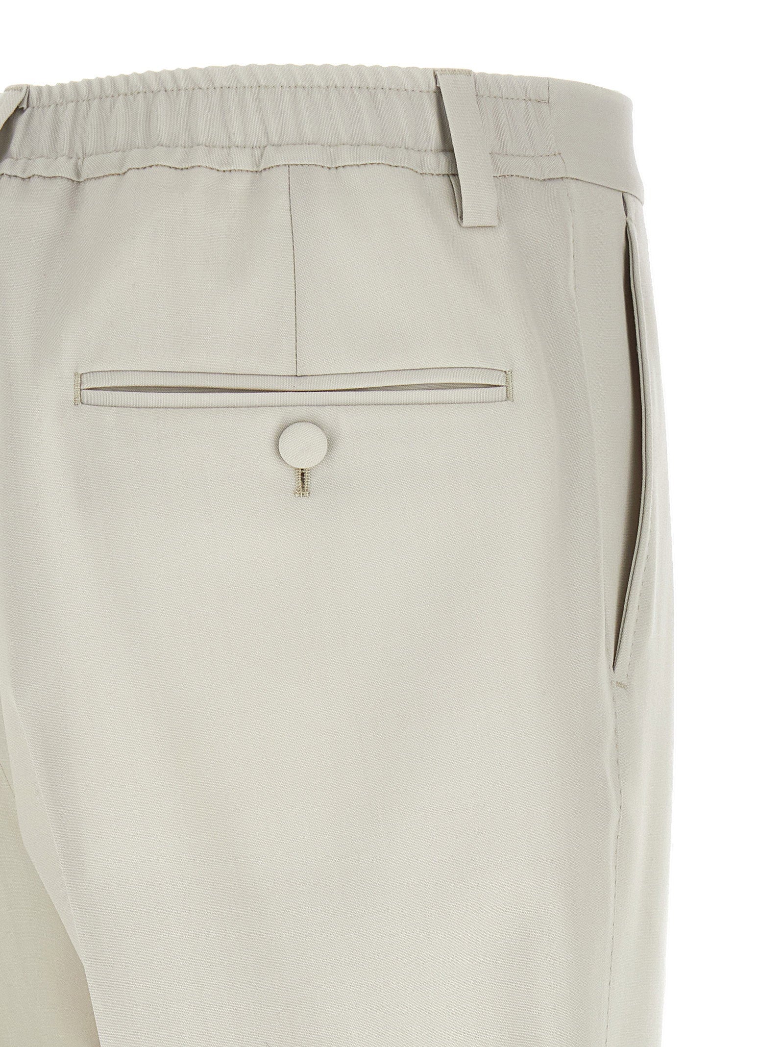 Dolce & Gabbana Men's Poplin Wool Pants