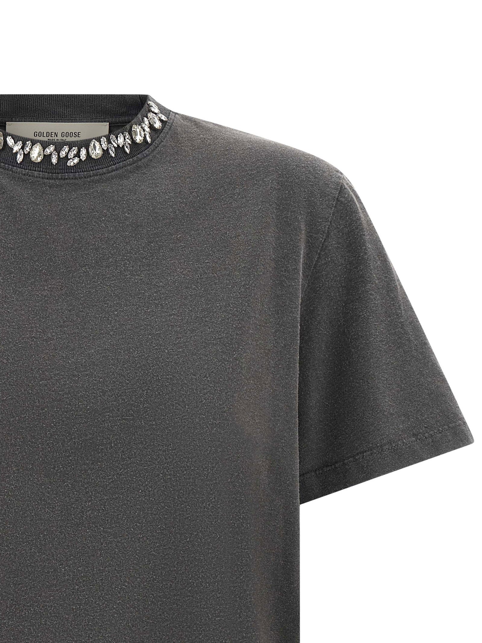 Golden Goose Women's Cabochon Crystal T-Shirt
