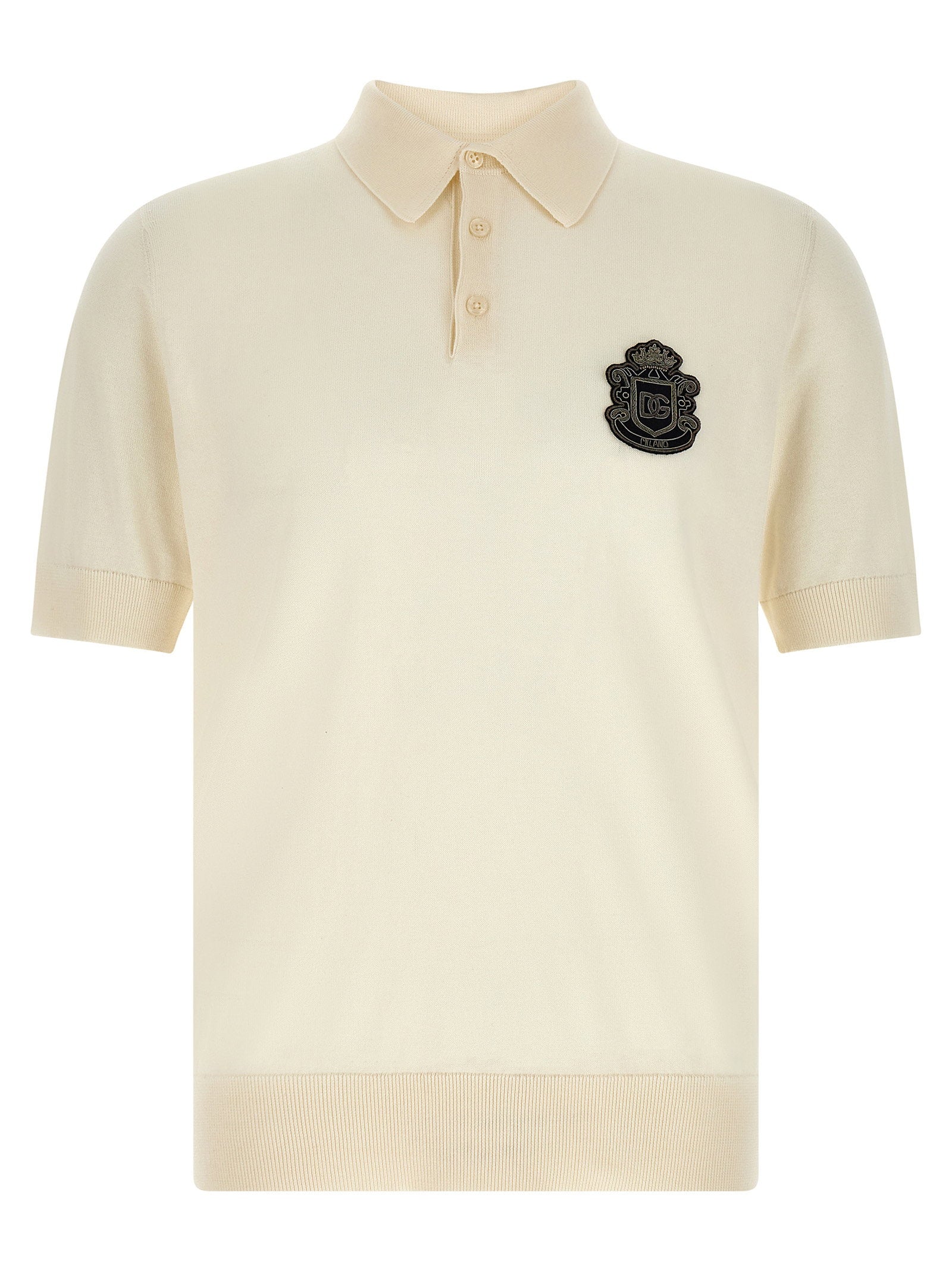 Dolce & Gabbana Men's Dg Patch Polo Shirt