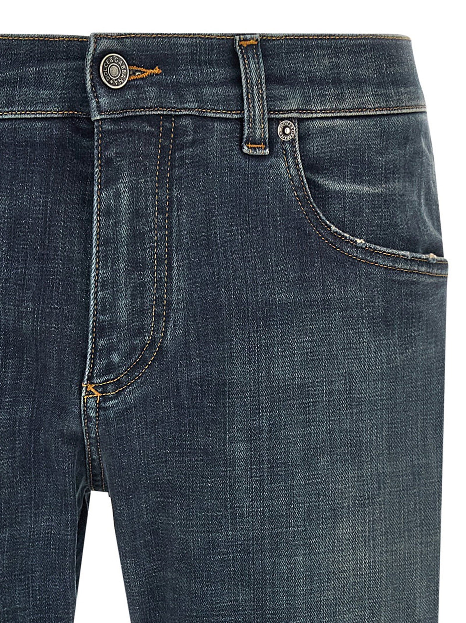 Dolce & Gabbana Men's Used Effect Jeans