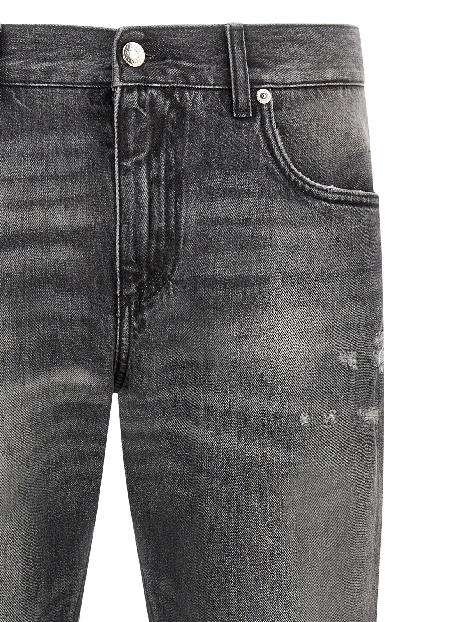 Dolce & Gabbana Men's Distressed Jeans