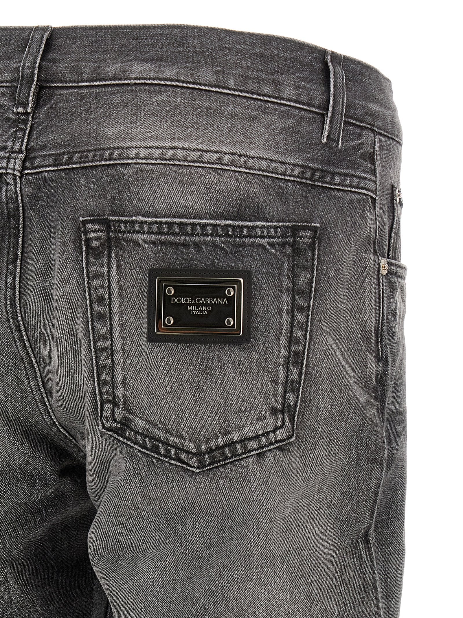 Dolce & Gabbana Men's Distressed Jeans