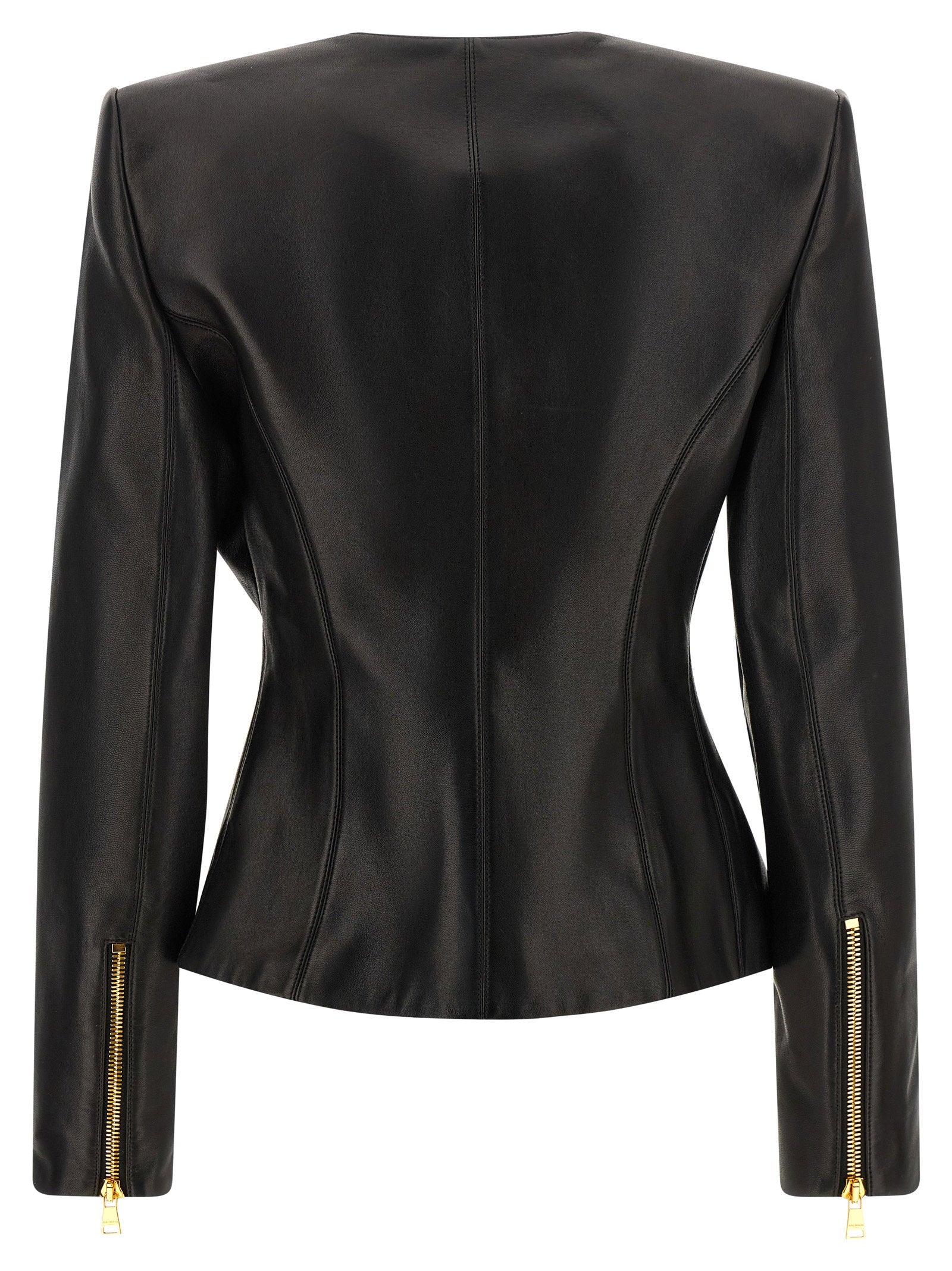 Balmain Women's Leather Jacket