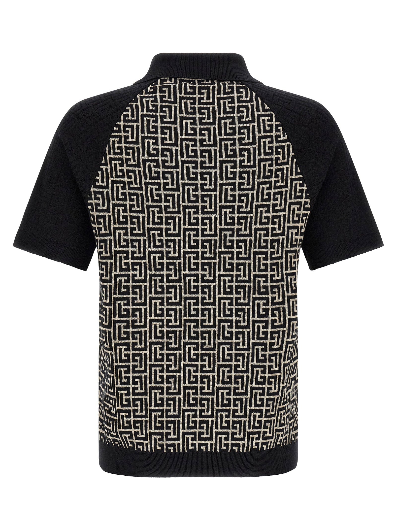 Balmain Men's Pb Monogram Polo